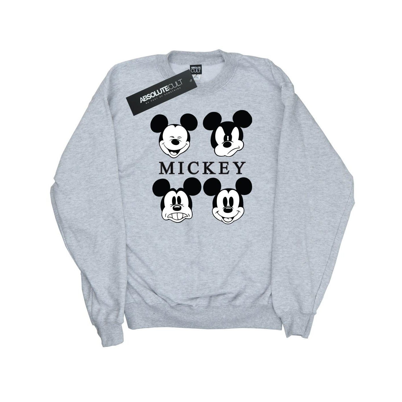 Thumbnail - Disney - Sweatshirt für Damen (Grau meliert)