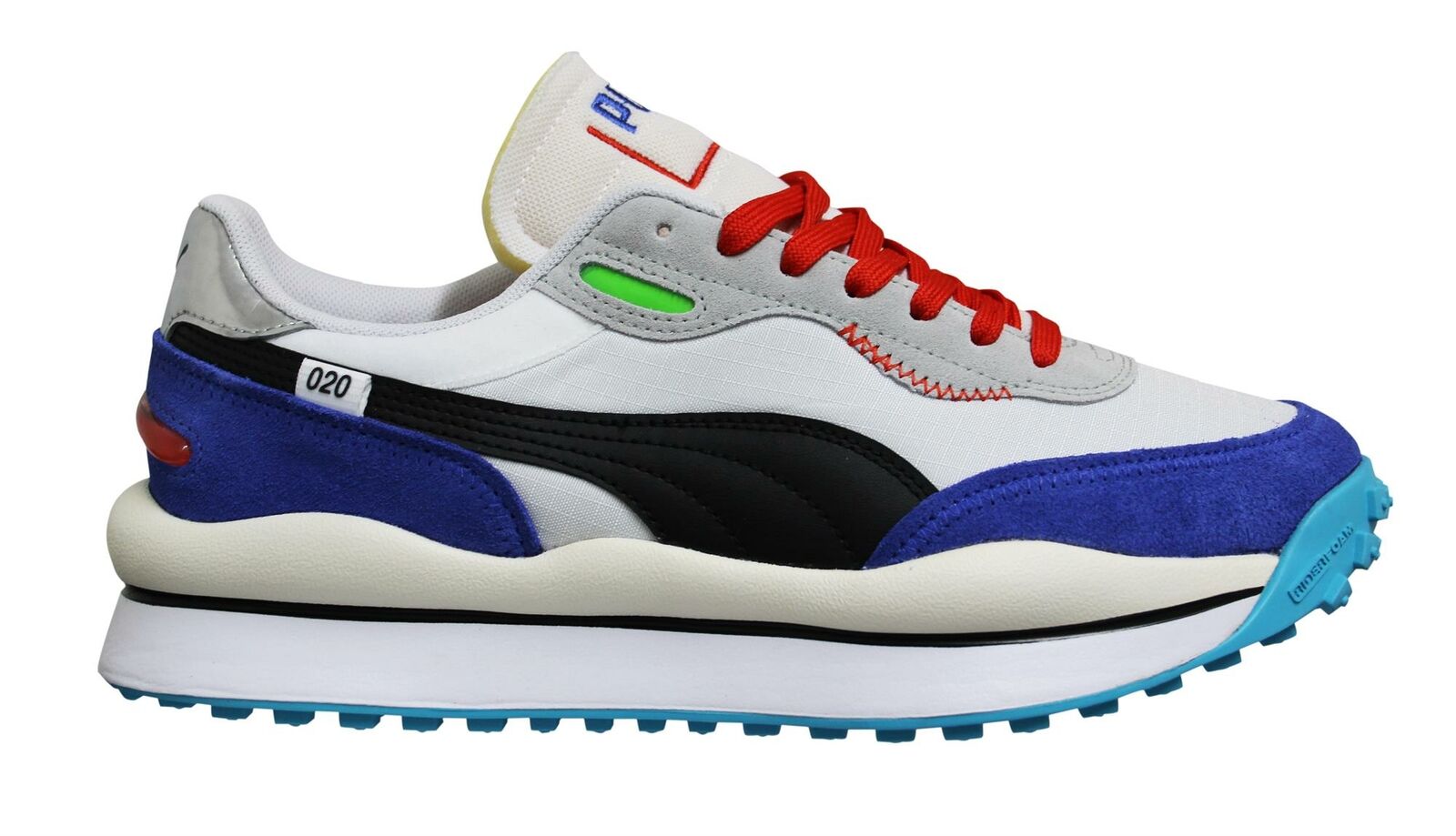 Puma Style Rider Ride On Multi Läder Lace Up Casual Träningsskor för herrar 372839 01