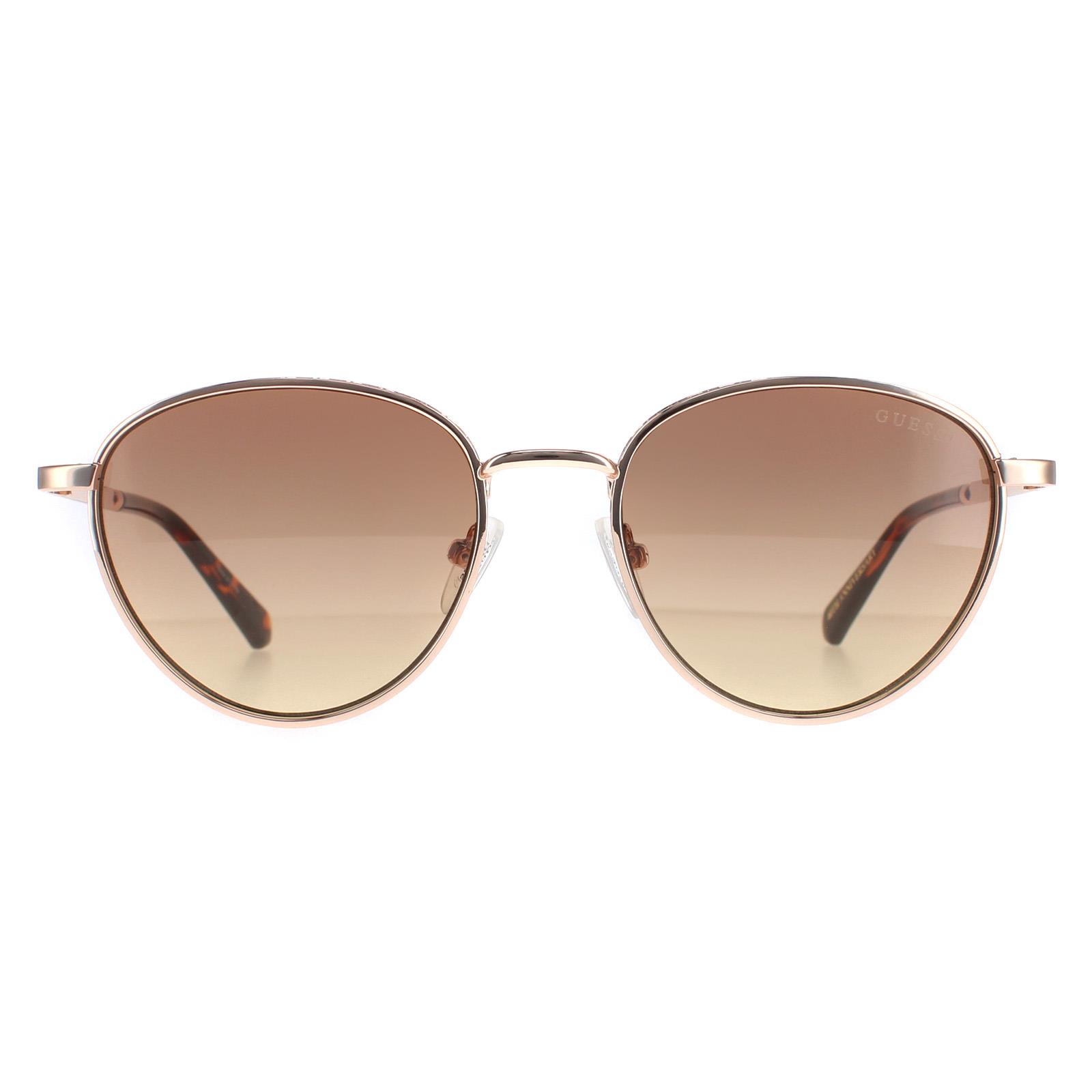 Thumbnail - Guess Rund Damen Gold Braun Farbverlauf GU5205