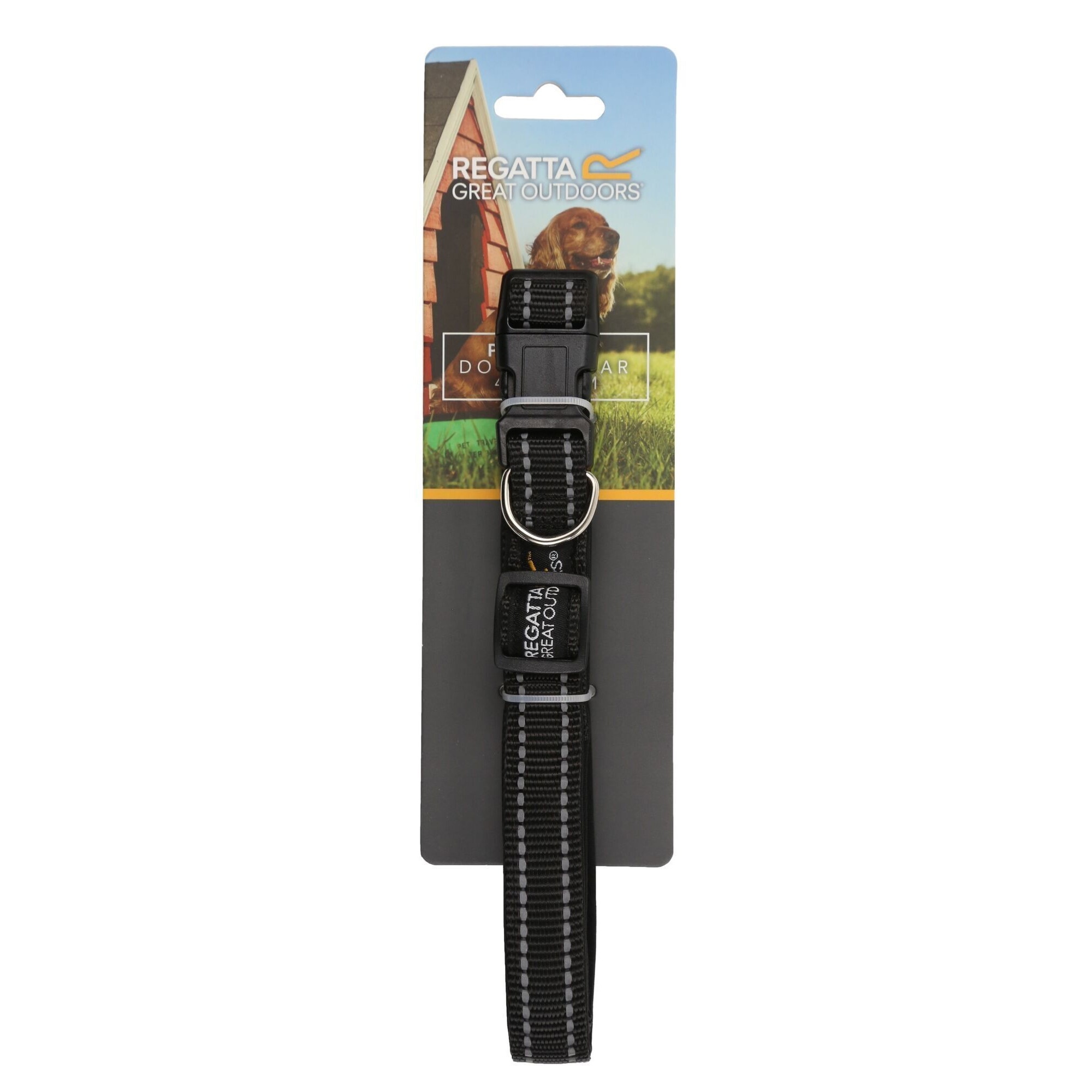 Regatta Premium Dog Collar (Black) - Size L/XL