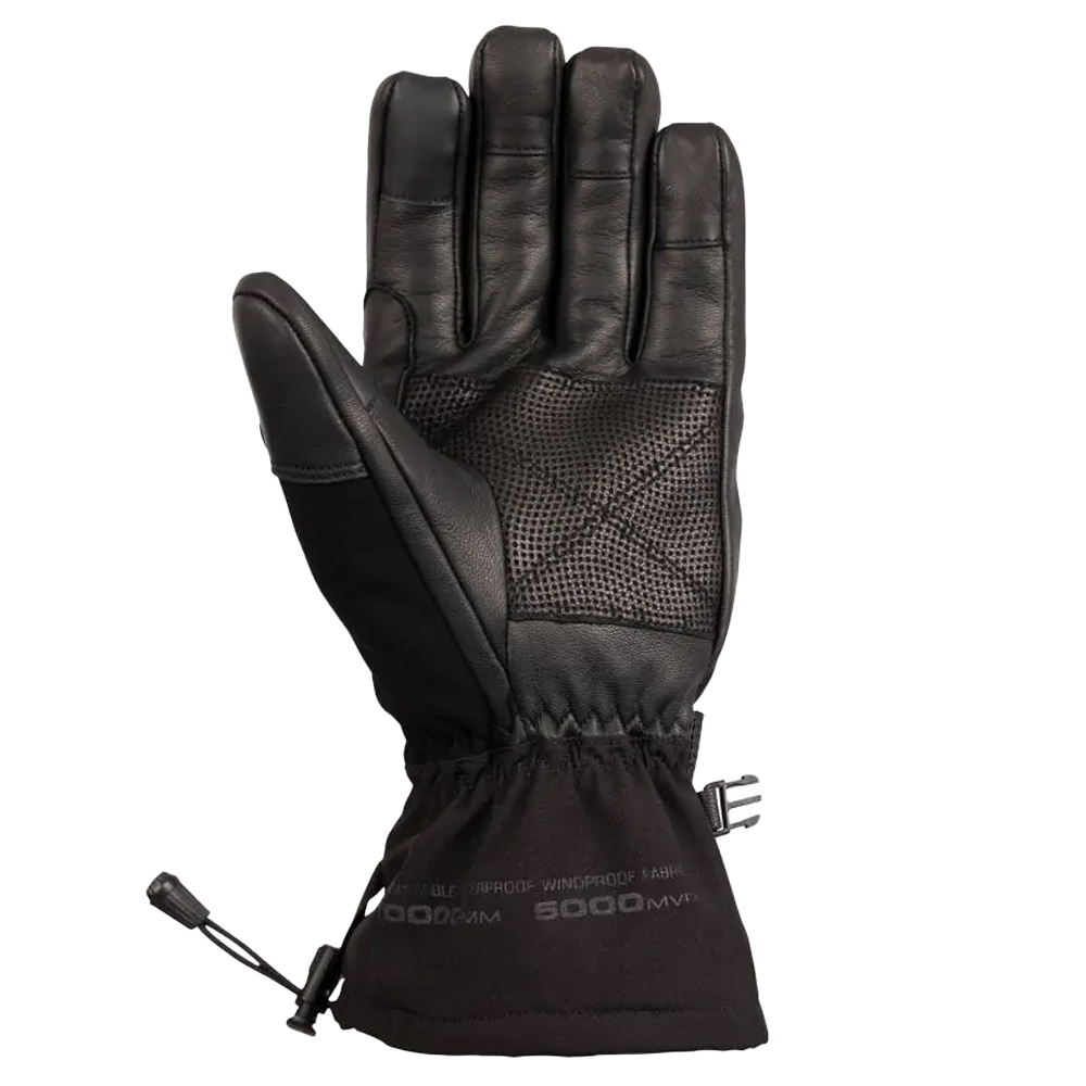 DLX Unisex vuxen Edonia läderskidhandskar (svart) – bild 2
