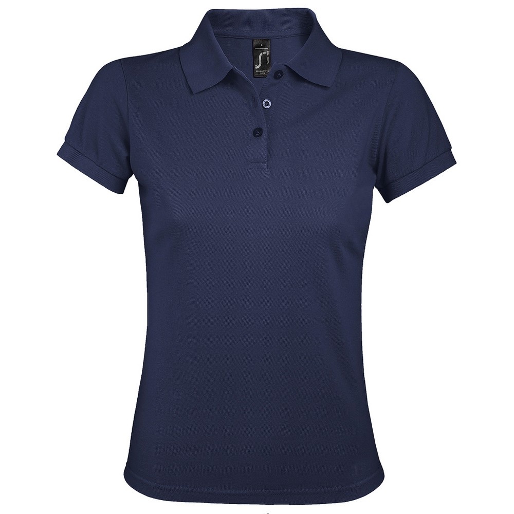 Thumbnail - SOLS - PRIME Kurzarm-Poloshirt - Damen (Marineblau)