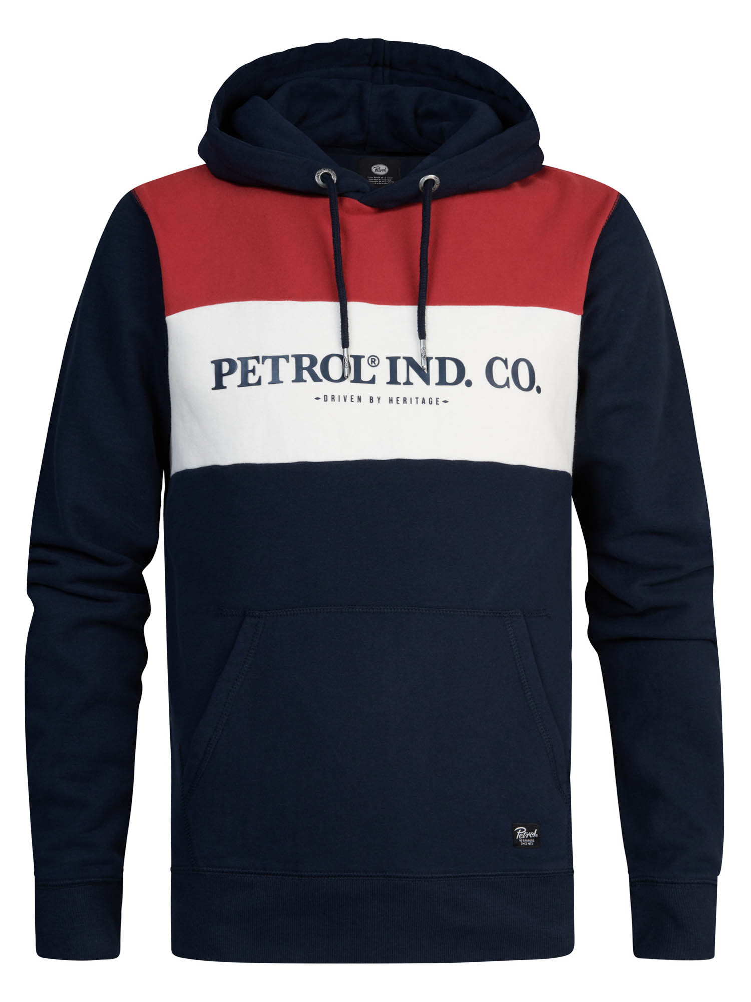 Petrol Industries - Sweat à Capuche Artwork Carmi Hommes - Bleu