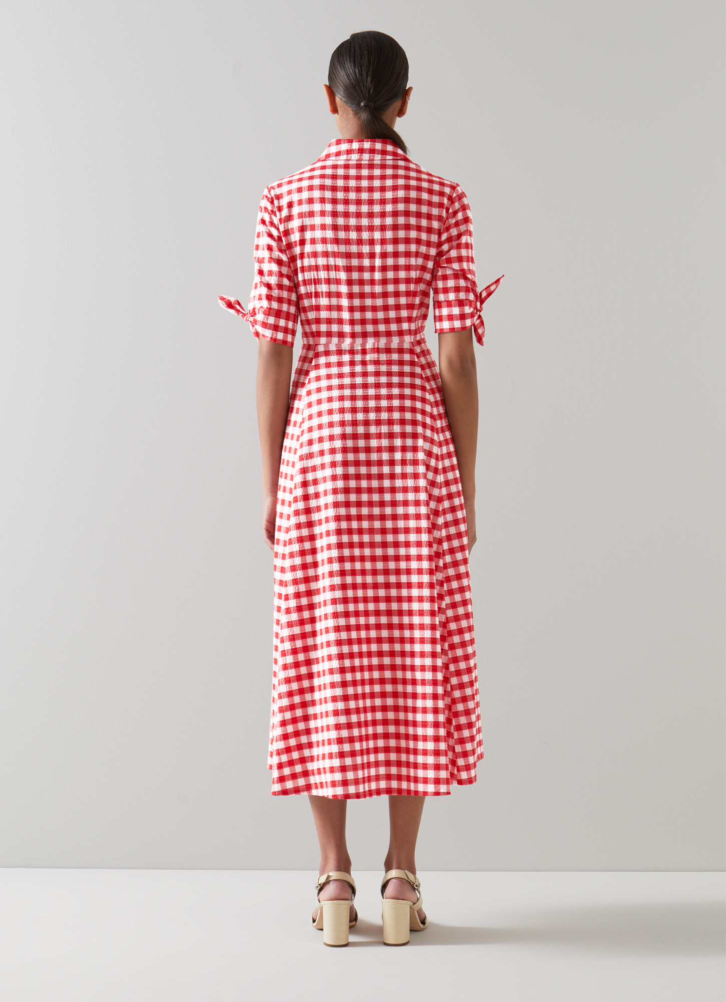 LK Saffron Dresses, Red Check