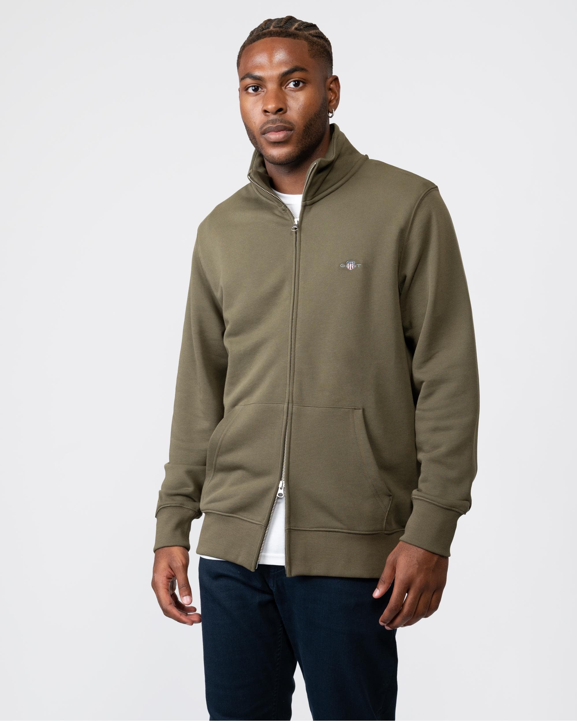 Thumbnail - Gant Regular Shield Full Zip Sweat Sweatjacke