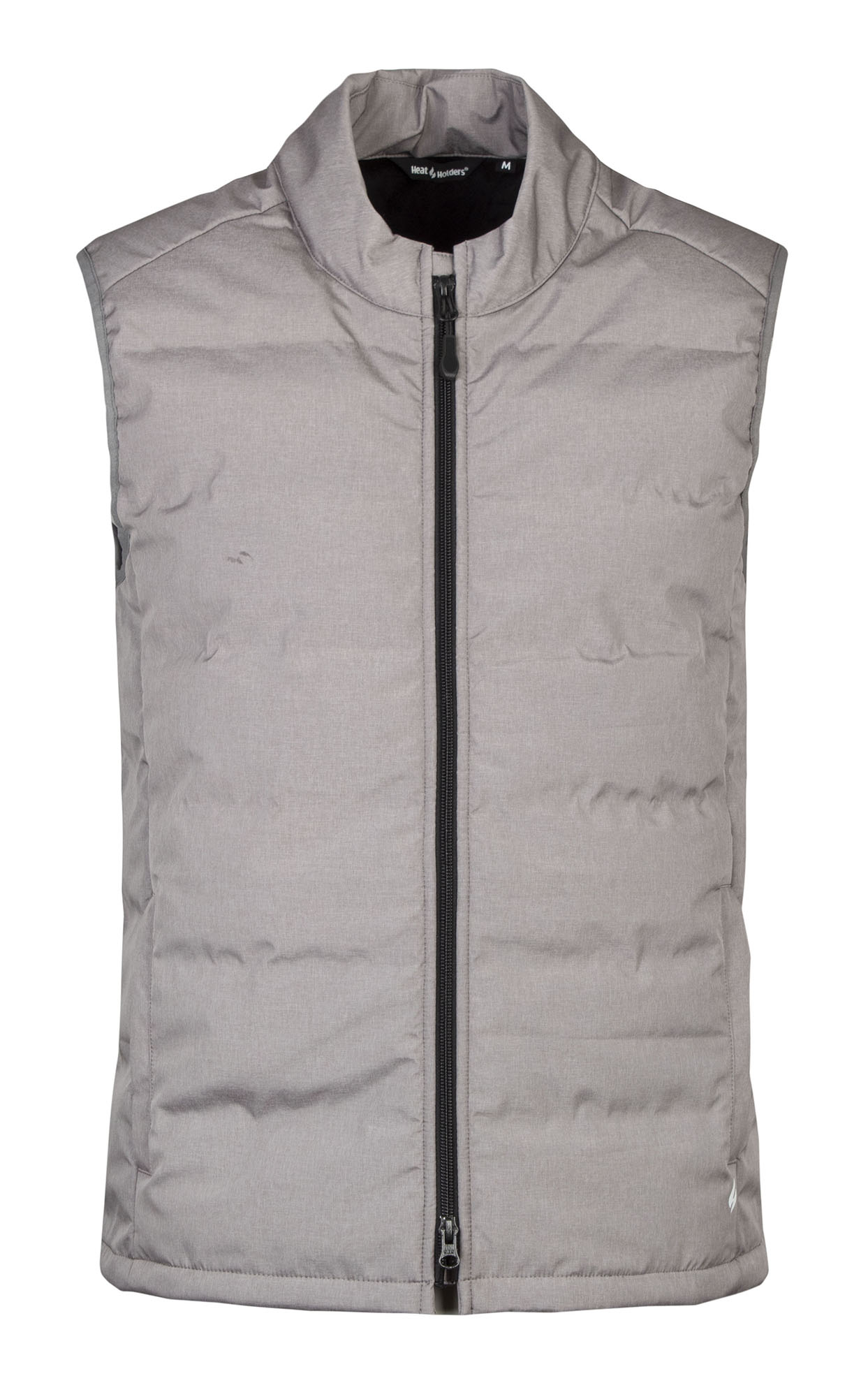 Thumbnail - Isolierte Fleece gefütterte Herrenweste für den Winter | Wärmehalter | Midweight Full Zip Bodywarmer - Grau