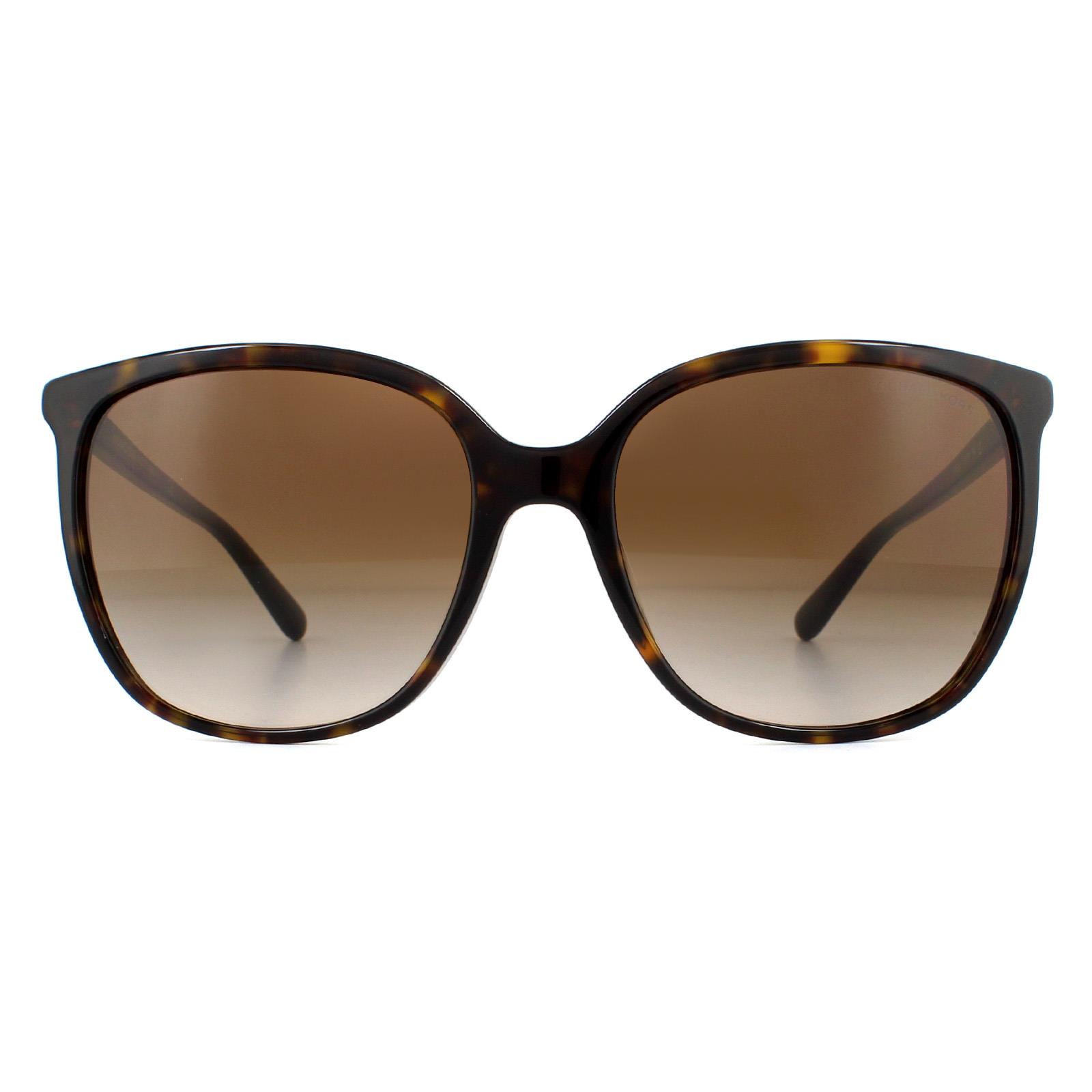 Thumbnail - Lunettes De Soleil Michael Kors Anaheim MK2137U 300613 Dégradé Brun De Tortue Sombre