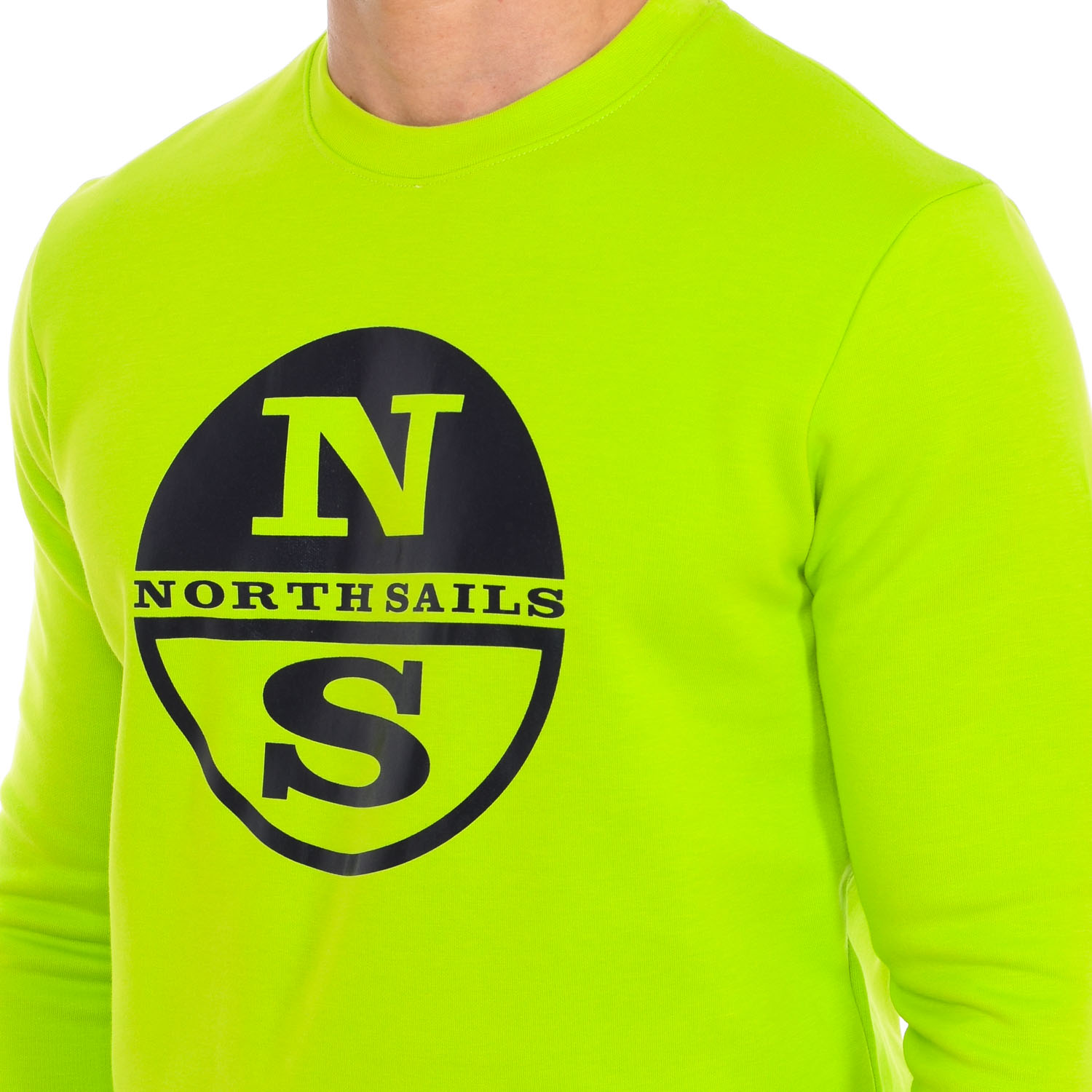 North Sails Långärmad sweatshirt med rund halsringning 9024130 herr – bild 3
