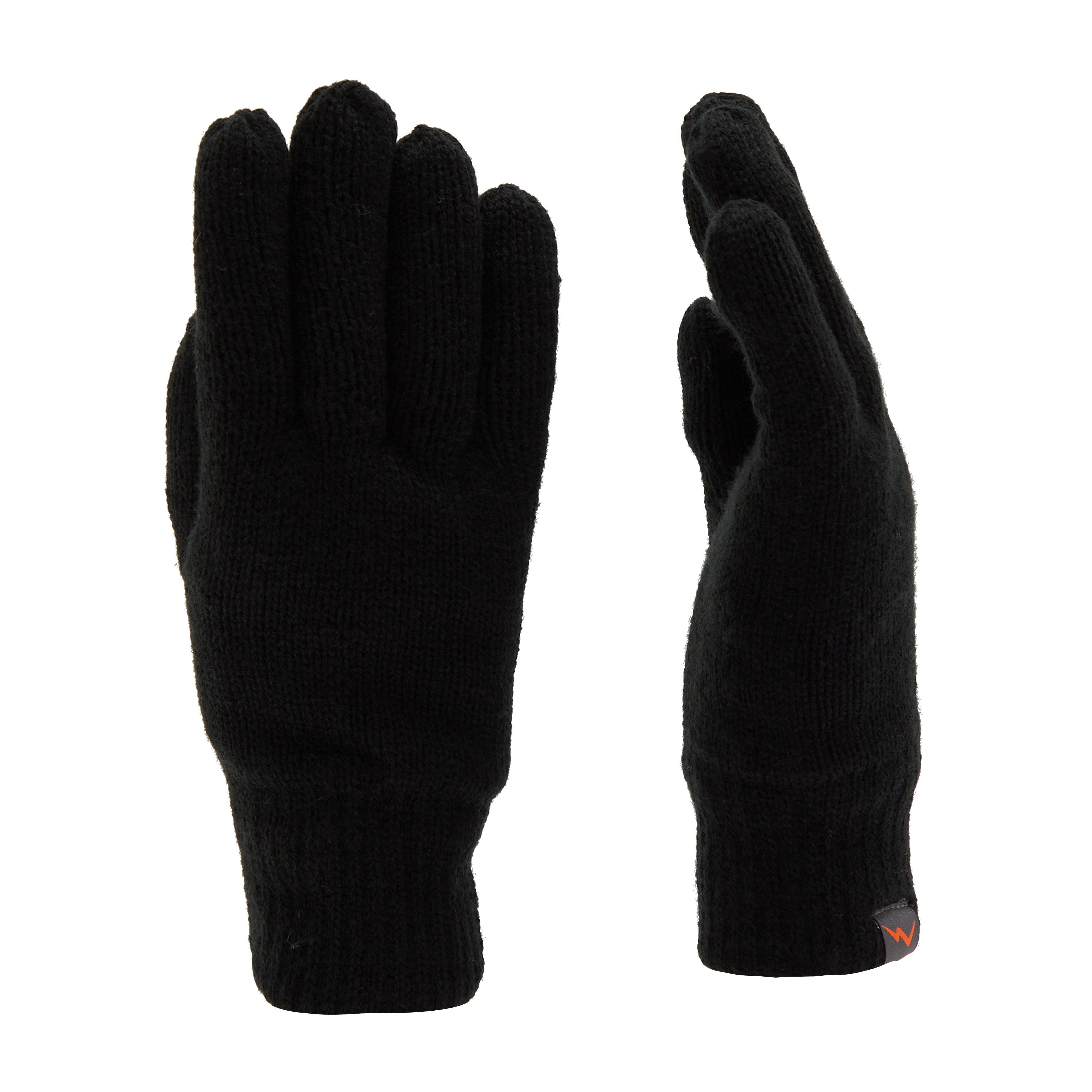 Peter Storm Mens Winter Thermal Gloves - Black - Size Large