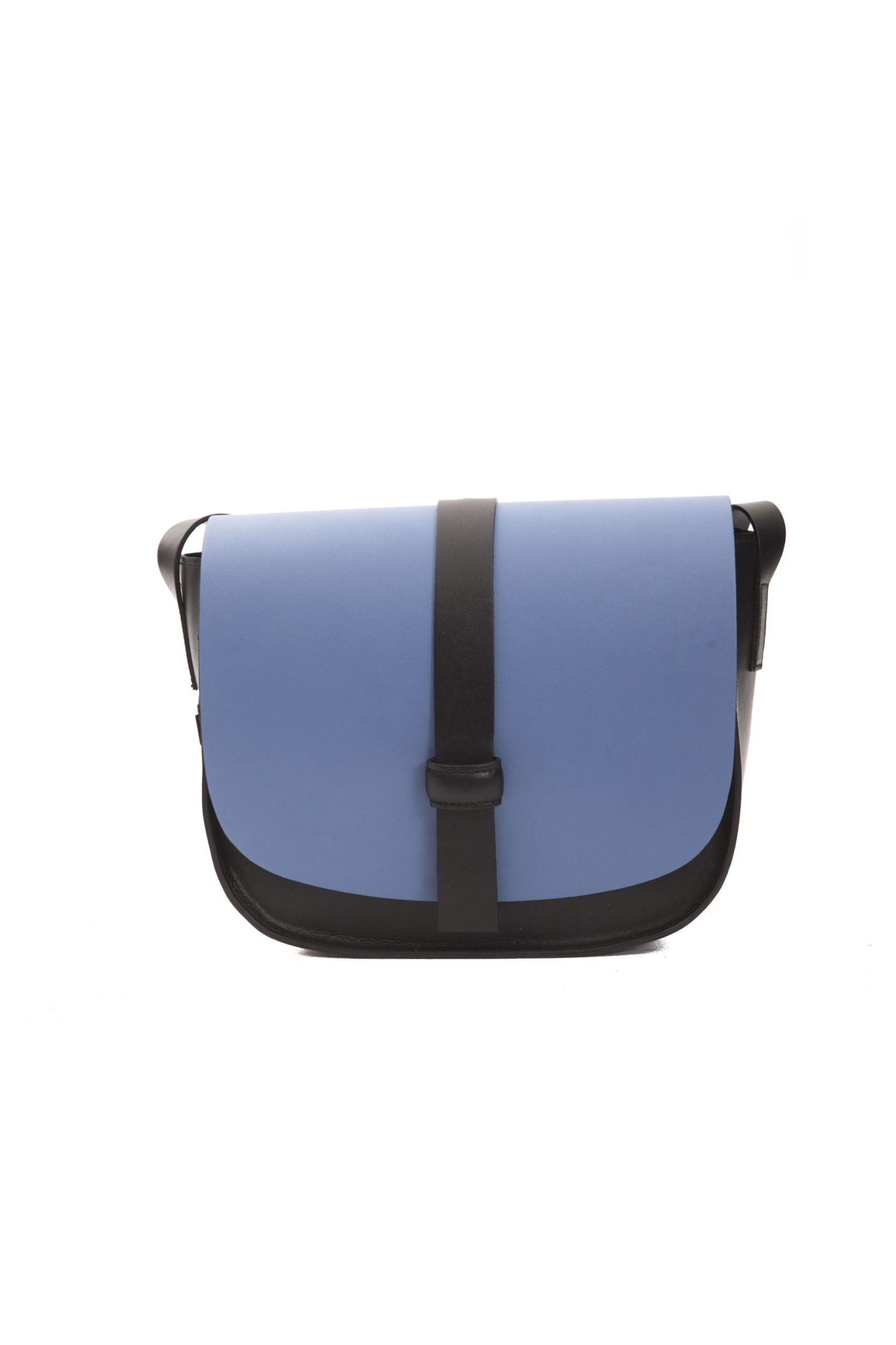 Pompei Donatella Vrouwen Blauw Leren Crossbody Tas