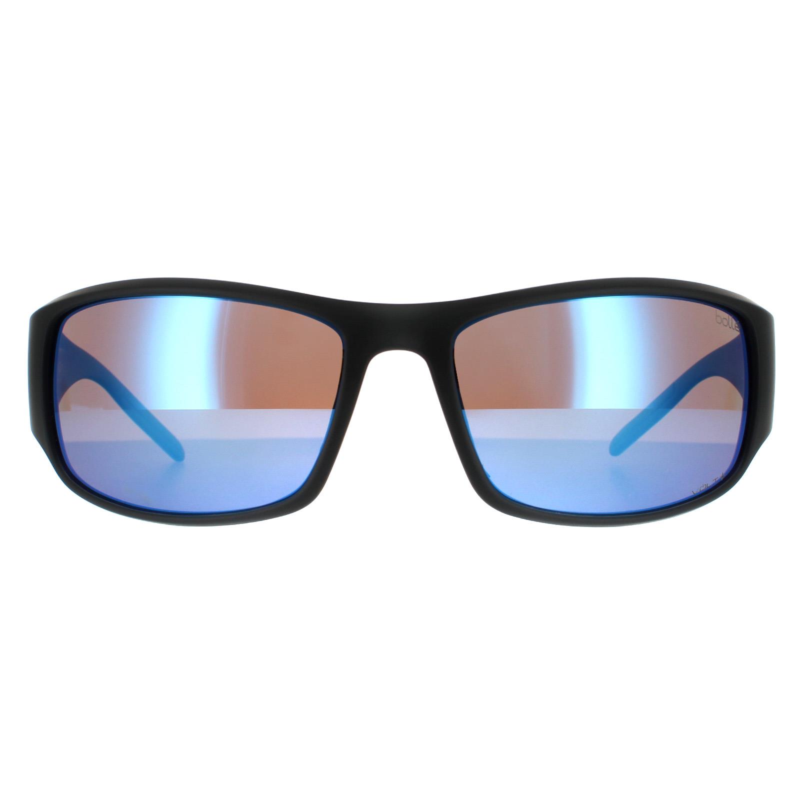 Bolle Sport Unisex Black Crystal Matte Volt+ Offshore Polarized Sunglasses - One Size