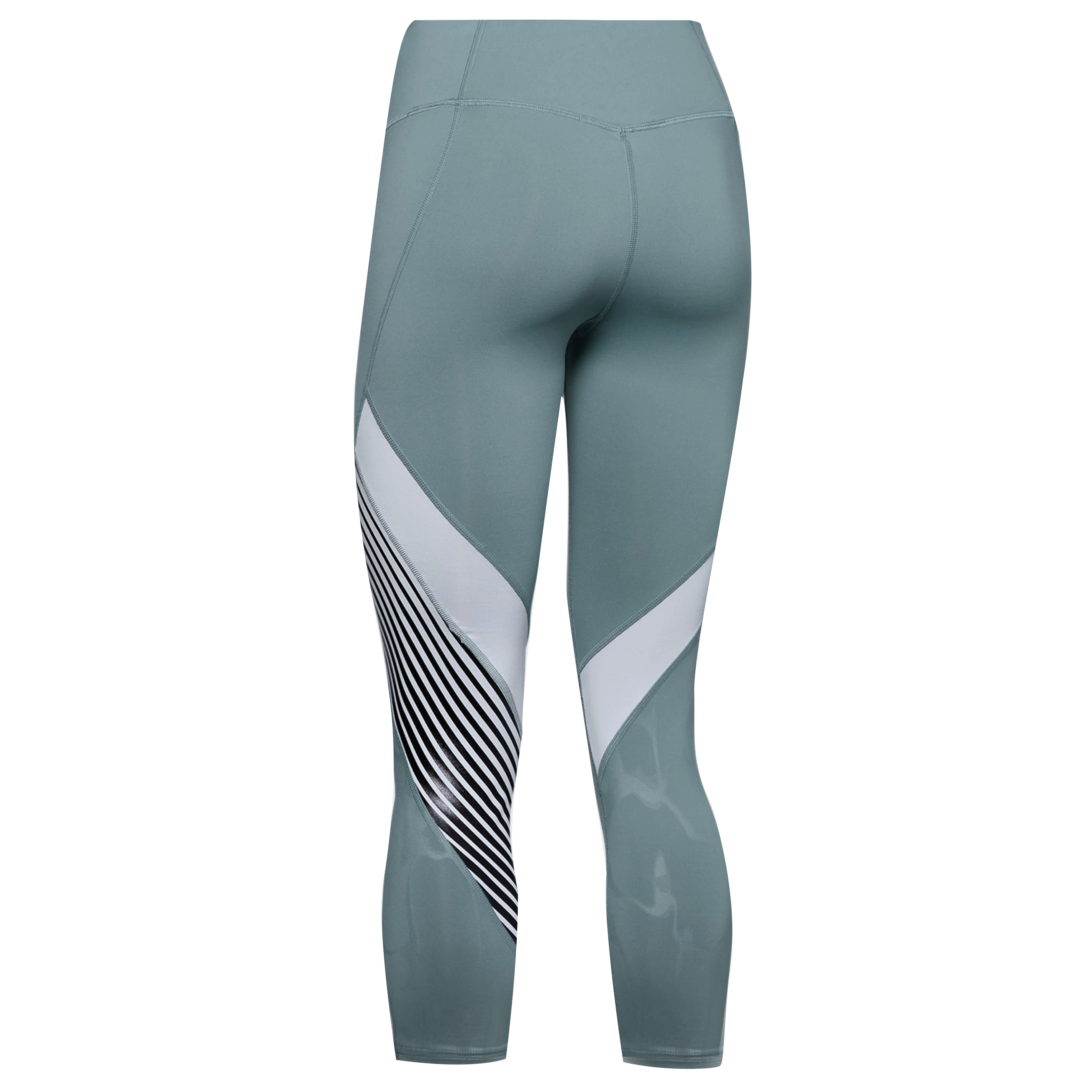 UNDER ARMOUR Dam Rush Embossed Shine Crop Leggings Tight 1351717 396 – bild 2