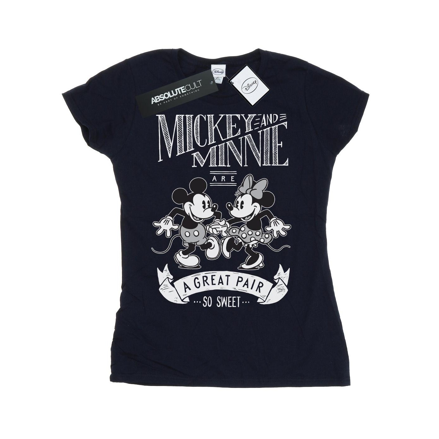 Li-Cense Disney Dames Mickey En Minnie Mouse Geweldig Paar Katoenen T-Shirt-image
