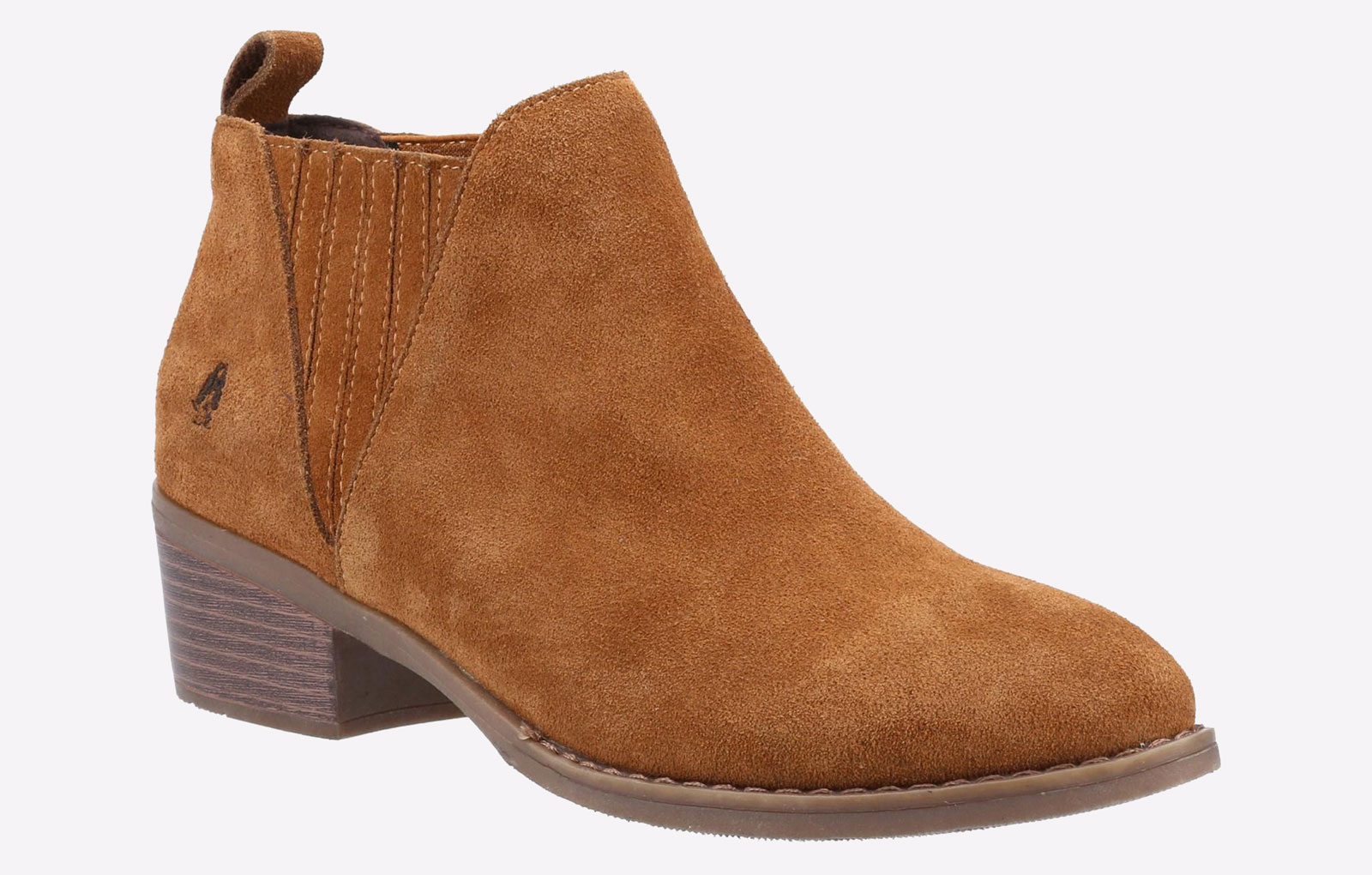 Hush Puppies Isobel Läder Kvinnors Tan Boots ankelboots dam – bild 2
