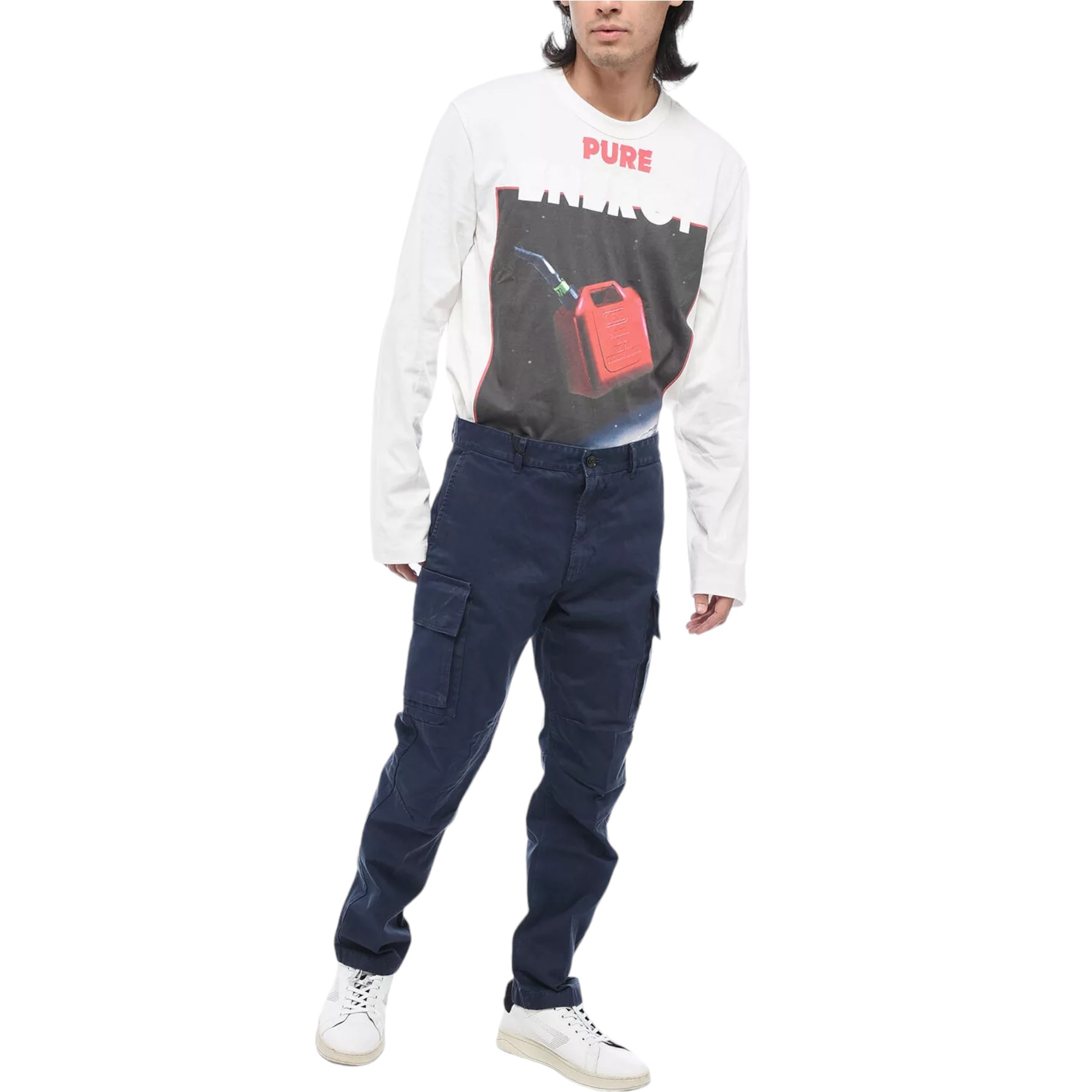 Diesel P-Cor-Embnew Pantaloni cargobyxor herr – bild 8