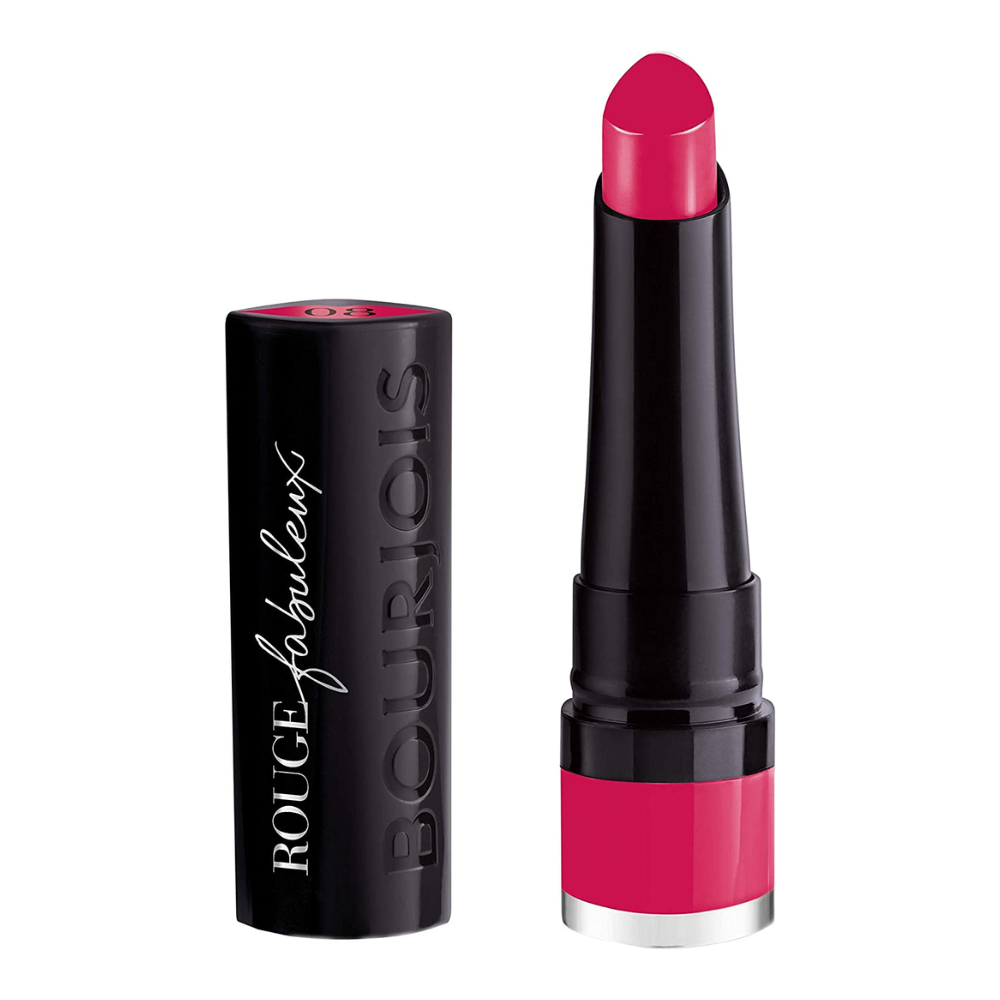 Bourjois Paris Womens Rouge Fabuleux Lipstick 2.3g - 08 Once Upon A Pink - One Size