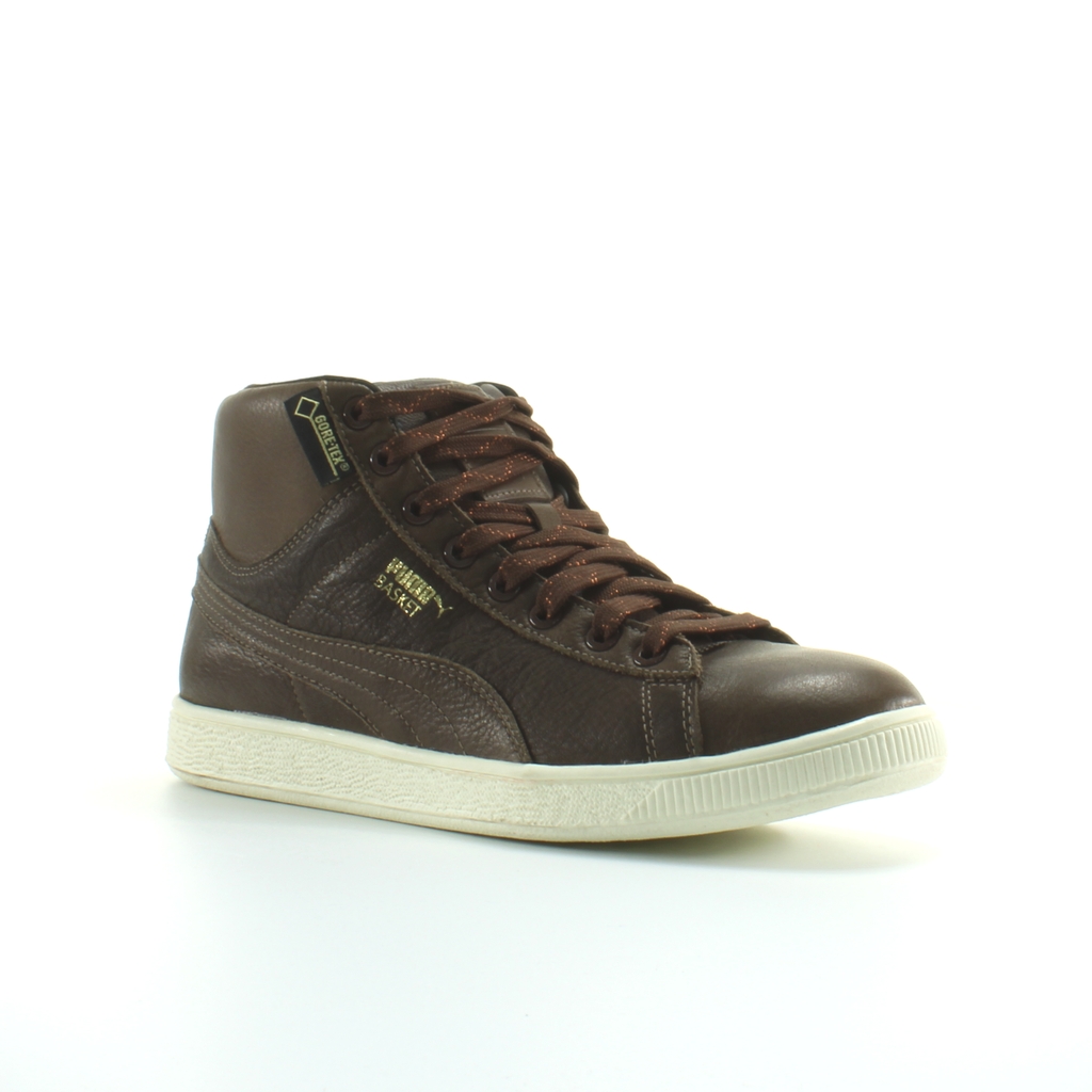 Puma Classic Mid GTX Brunt Läder Herrar Snörning Träningsskor 357044 01 – bild 2