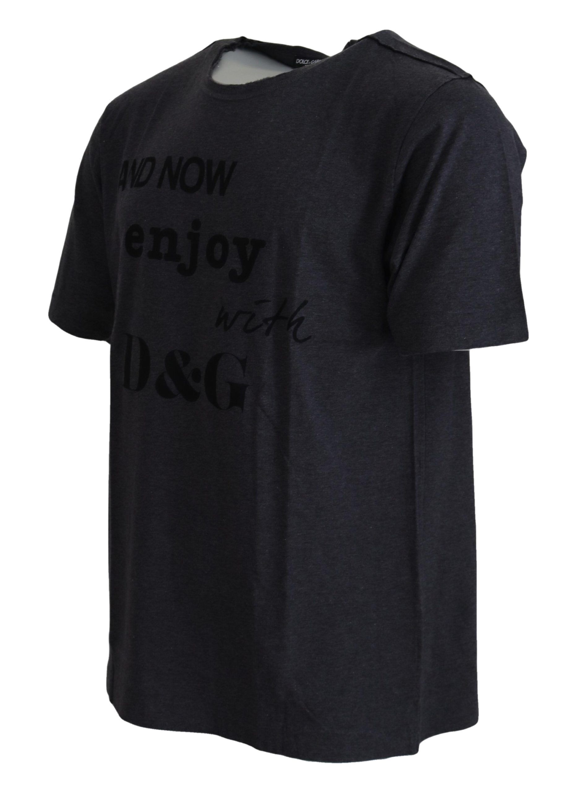 Dolce&Gabbana Crewneck T-shirt i Kortärmad Bomull för Herr – bild 2