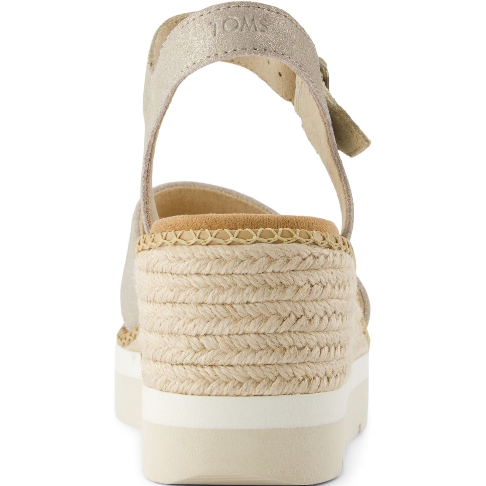TOMS Darya Leather Champagne Sandaler för kvinnor dam – bild 2