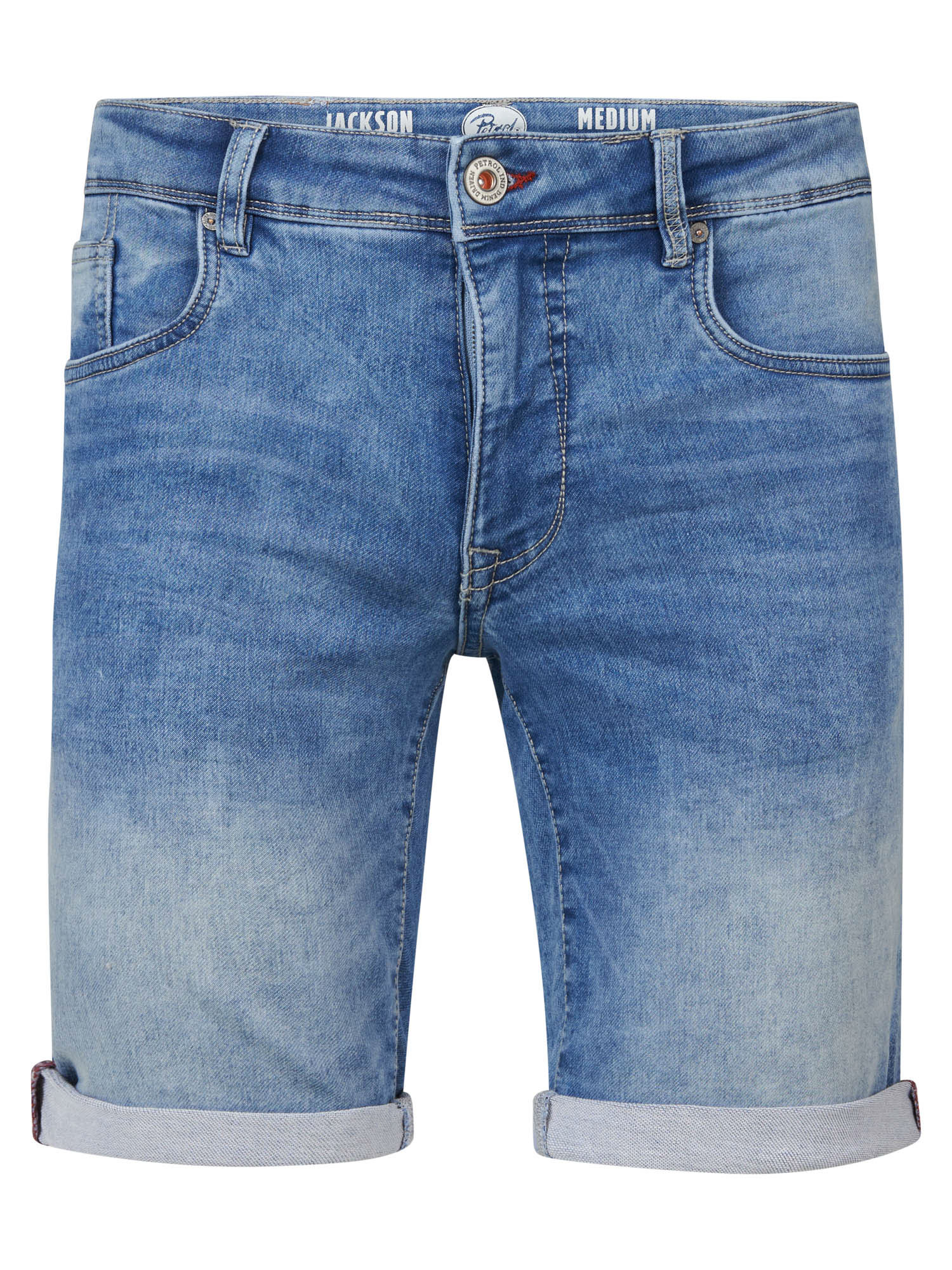 Petrol Industries - Heren Jackson denim short - Blauw - Maat XXL