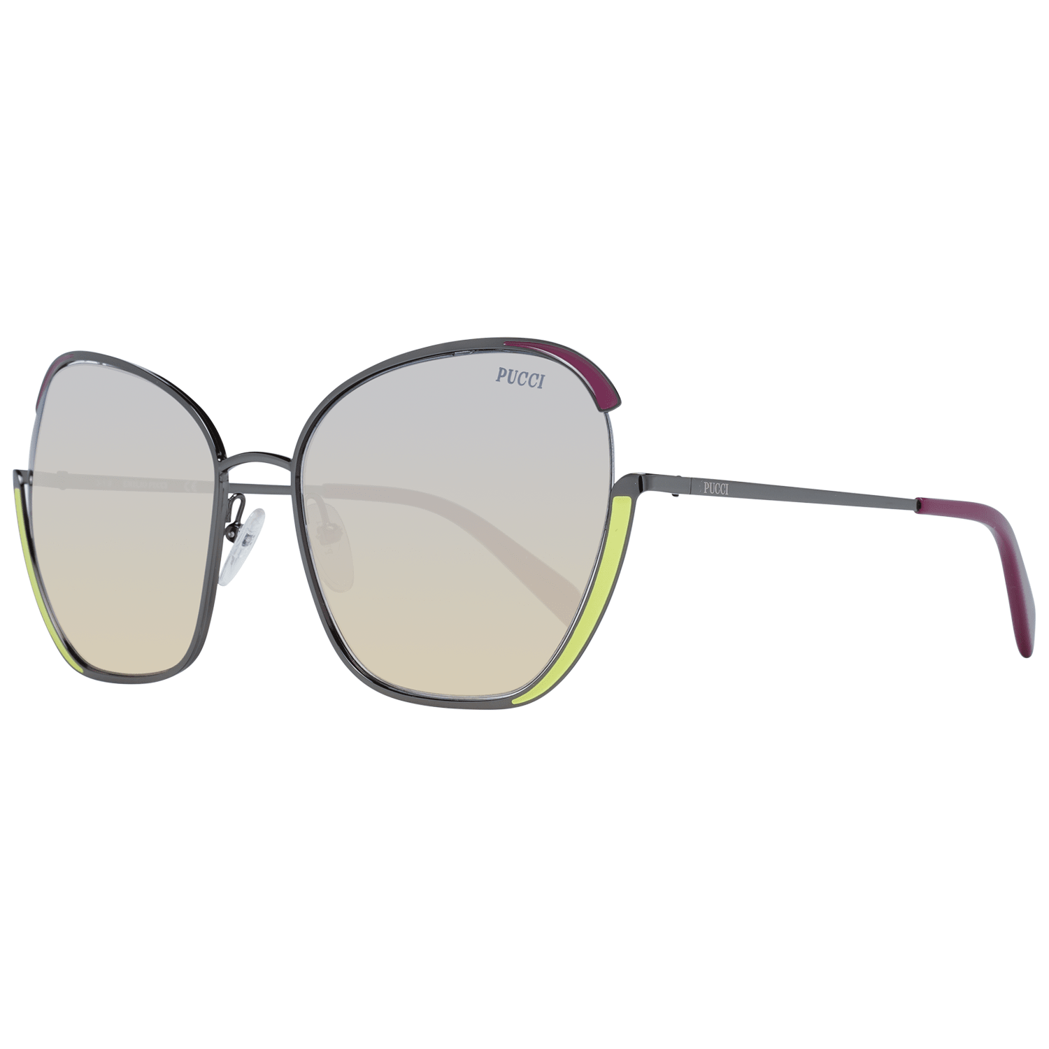 Thumbnail - Emilio Pucci Gunmetal Damen Sonnenbrille