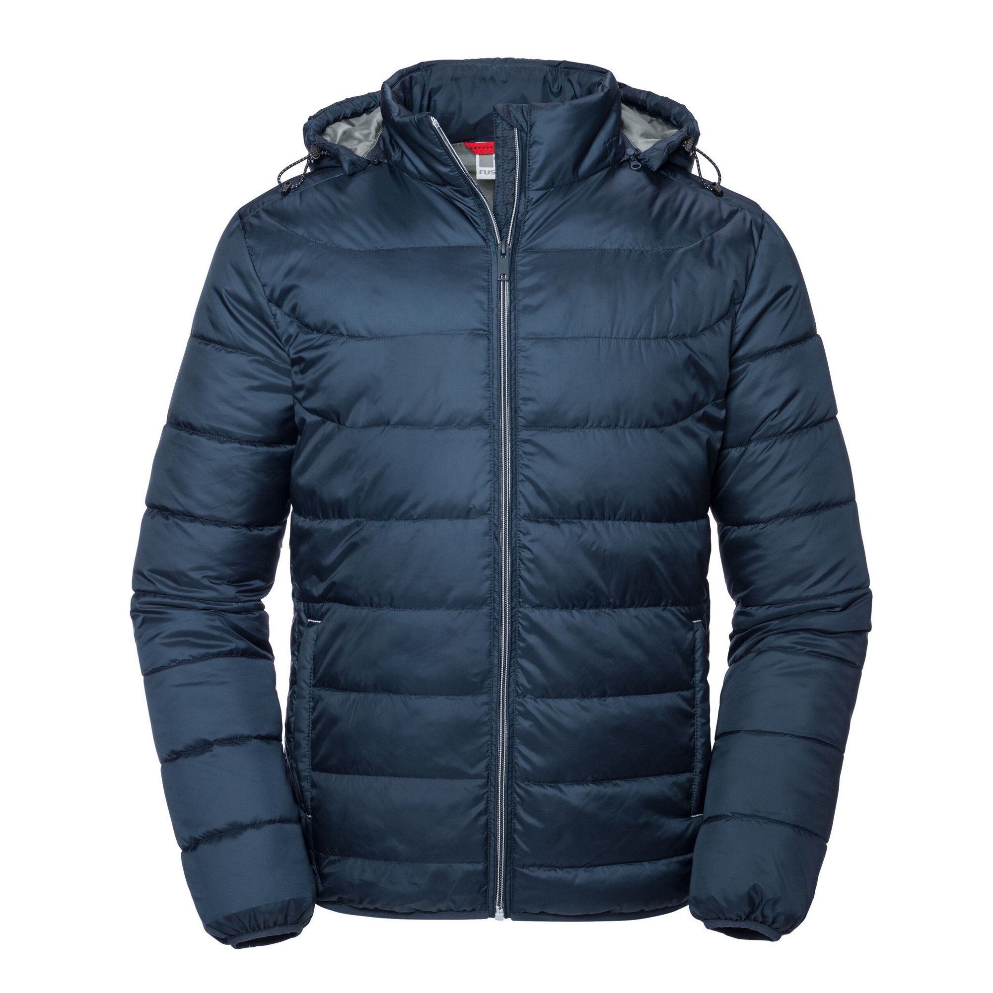 Russell Athletic Mens Nano Hooded Padded Jacket (French Navy) - Size Large