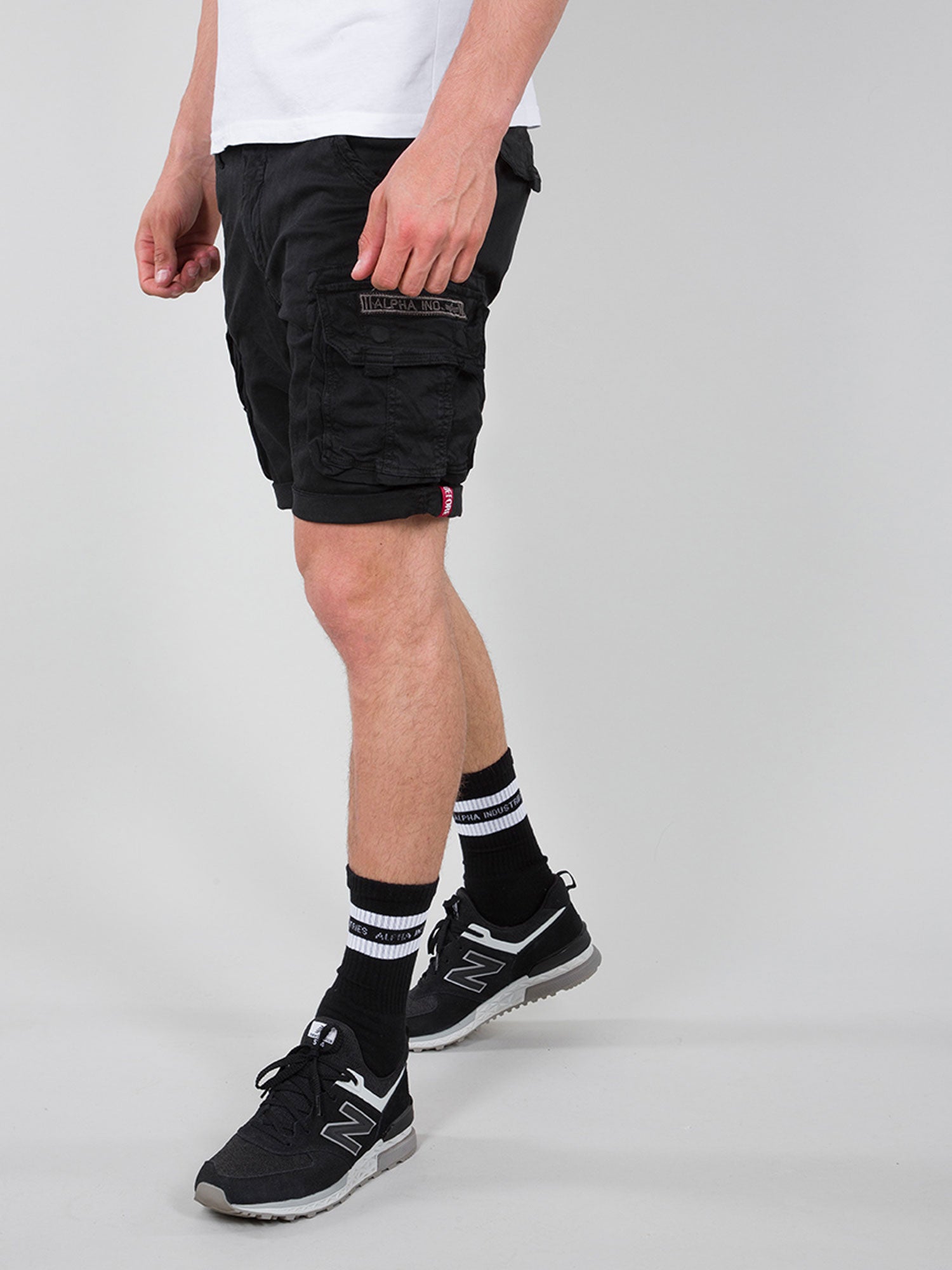 Alpha industries Men's Crew Shorts in Black