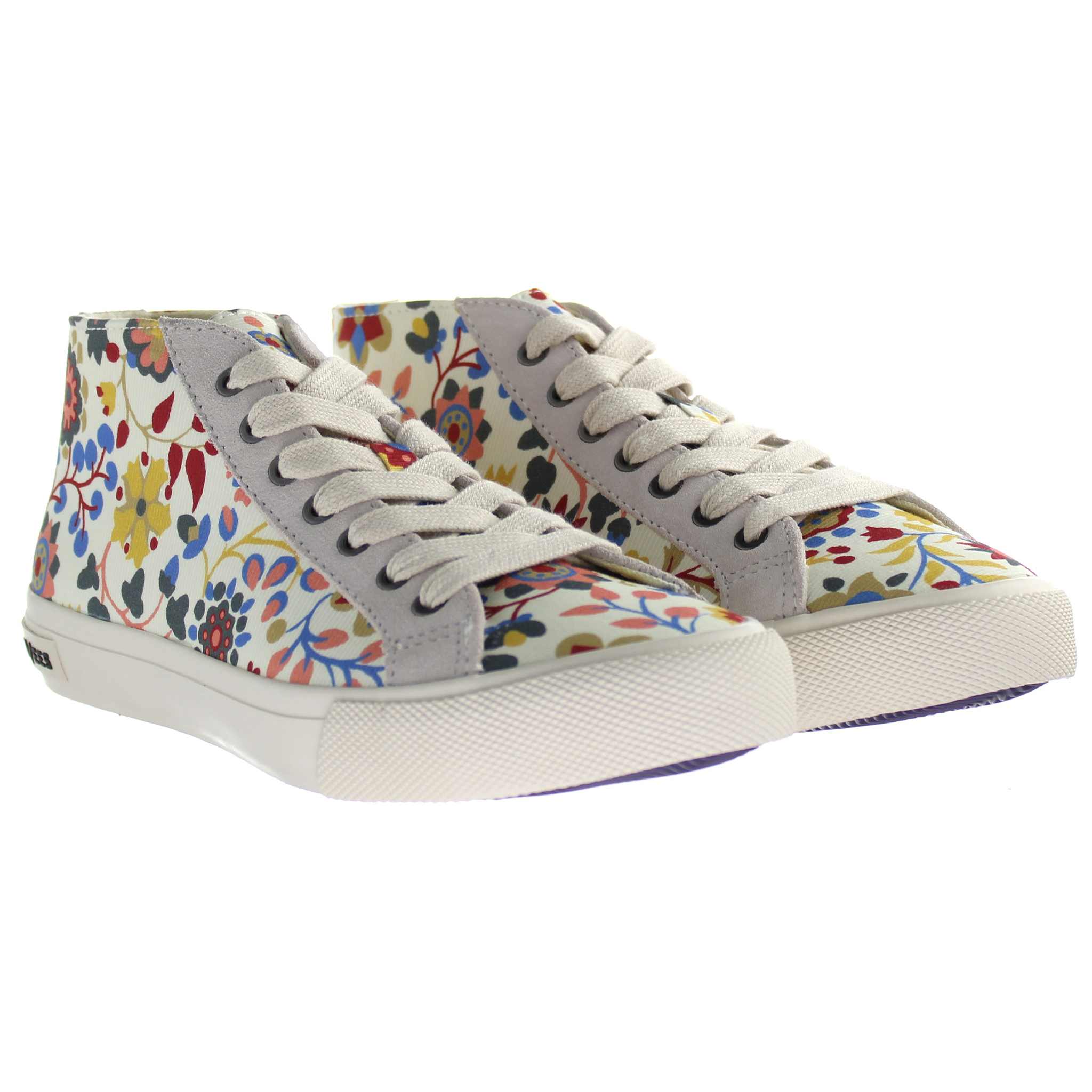 Seavees California Special Liberty Lace-Up Flerfärgad Canvas Damskor Plimsolls – bild 2