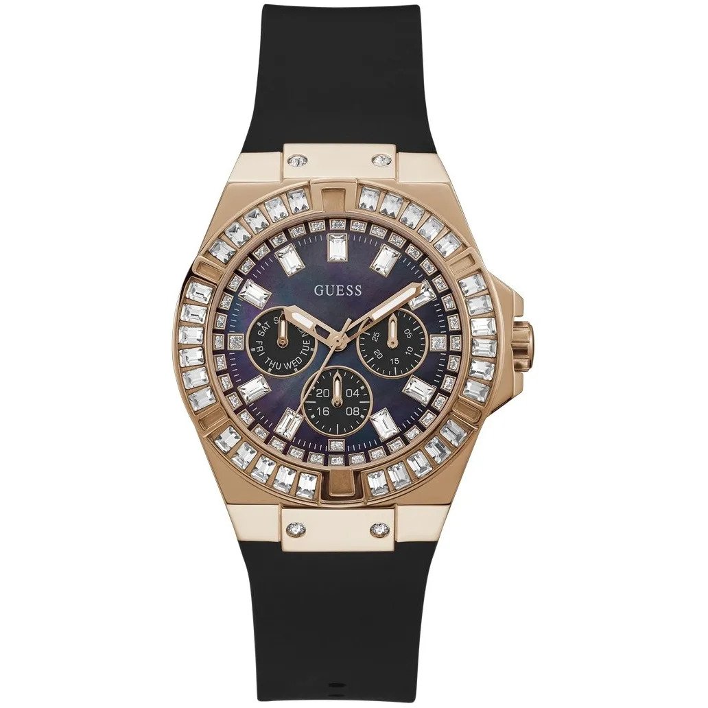 Thumbnail - Guess Venus Schwarz Damen Armbanduhr GW0118L2