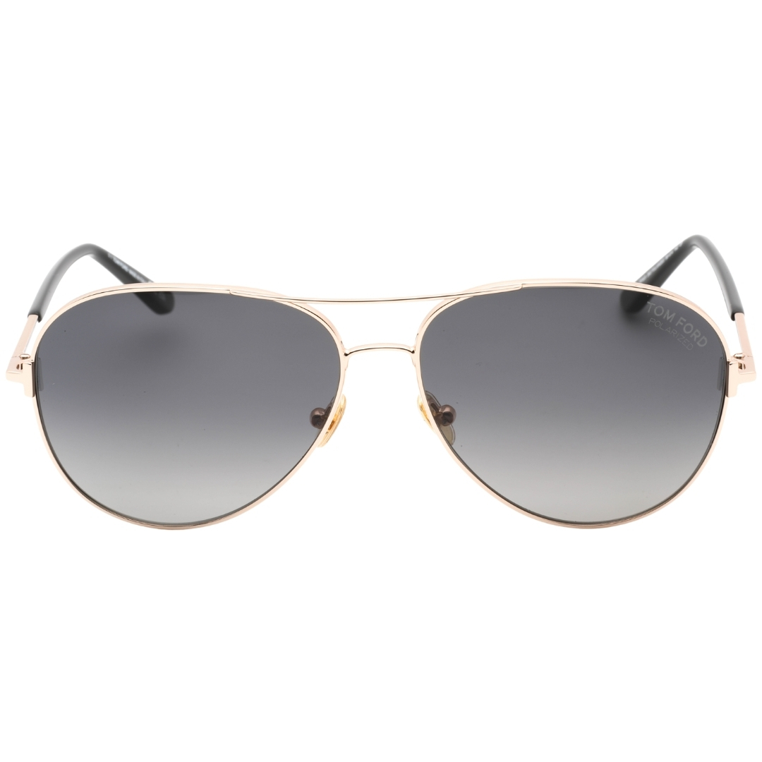 Tom Ford Mens FT0823 Clark 28D Rose Gold Sunglasses Metal - One Size