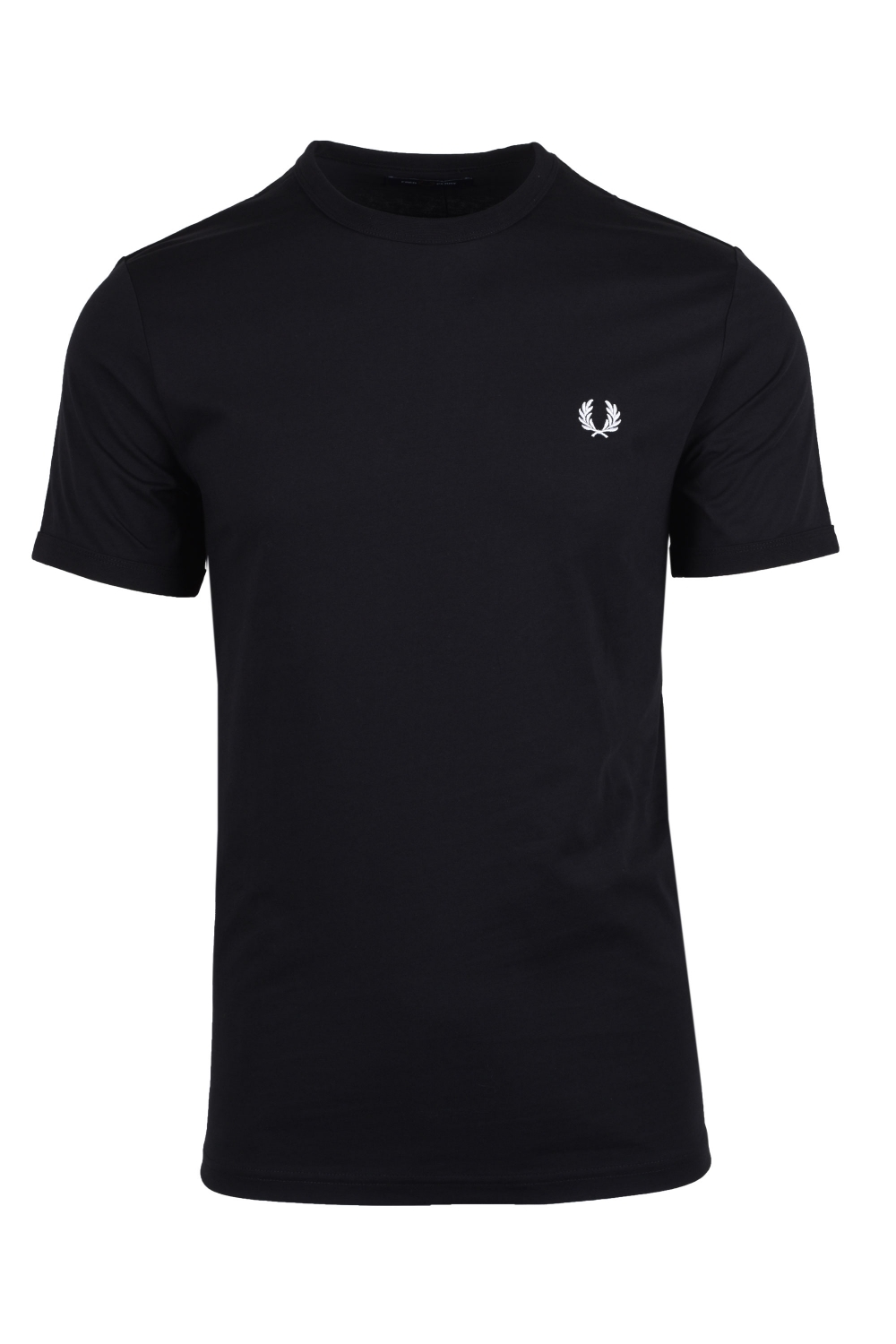 Men's Fred Perry Ringer T-Shirt in Black