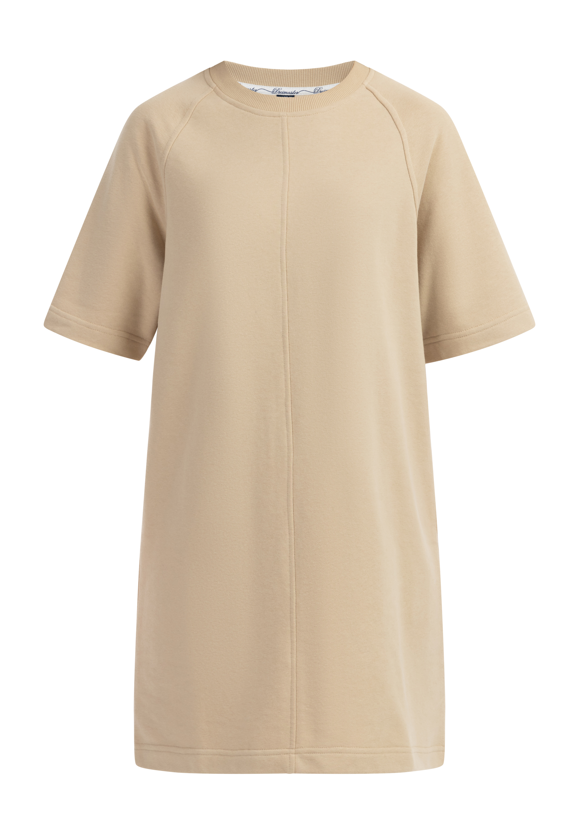 Dreimaster sweatshirt jurk Dames beige