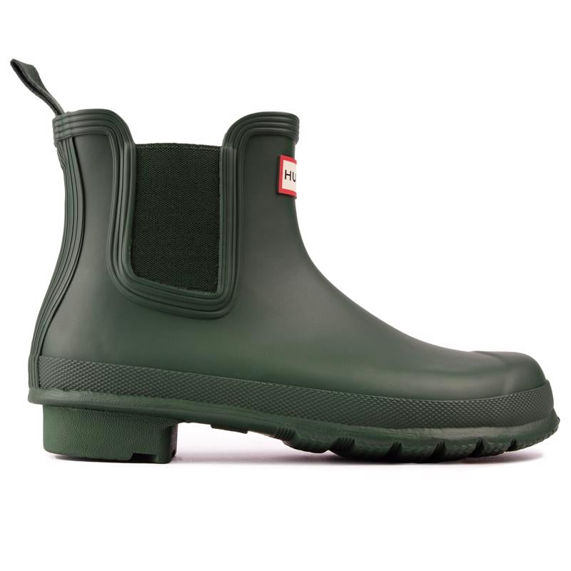 Hunter Grön Original Chelsea Boots