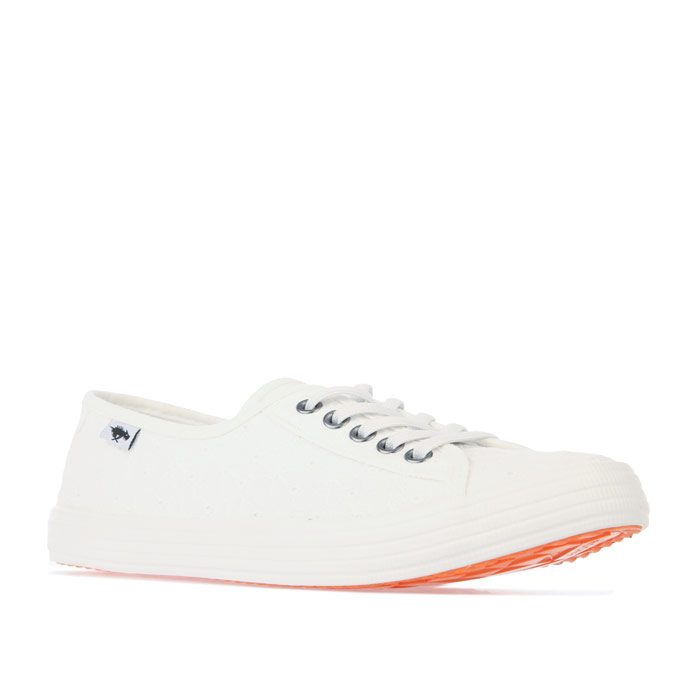 Rocket Dog Chow Chow Elsie Eyelet Pumps i vitt för kvinnor dam – bild 2