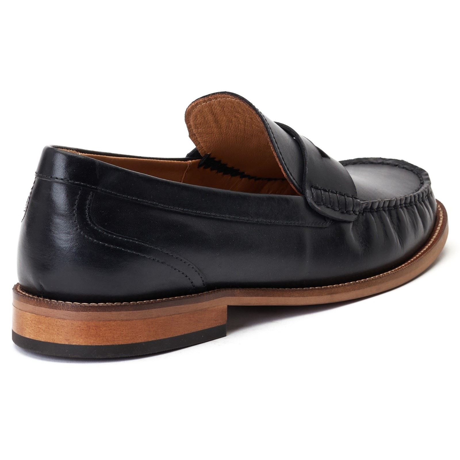 Garfield Läder Herr Svart Loafers 2