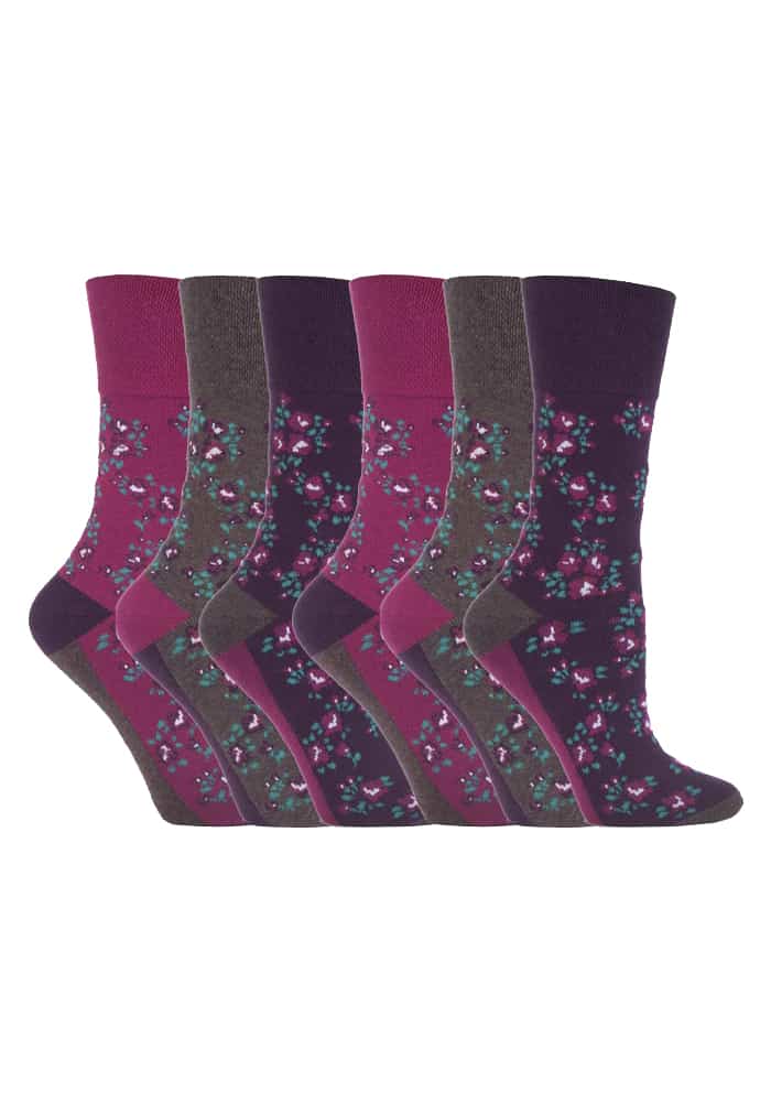Thumbnail - Gentle Grip - 6 Paar Damen Gentle Grip nicht elastische Socken - GG58