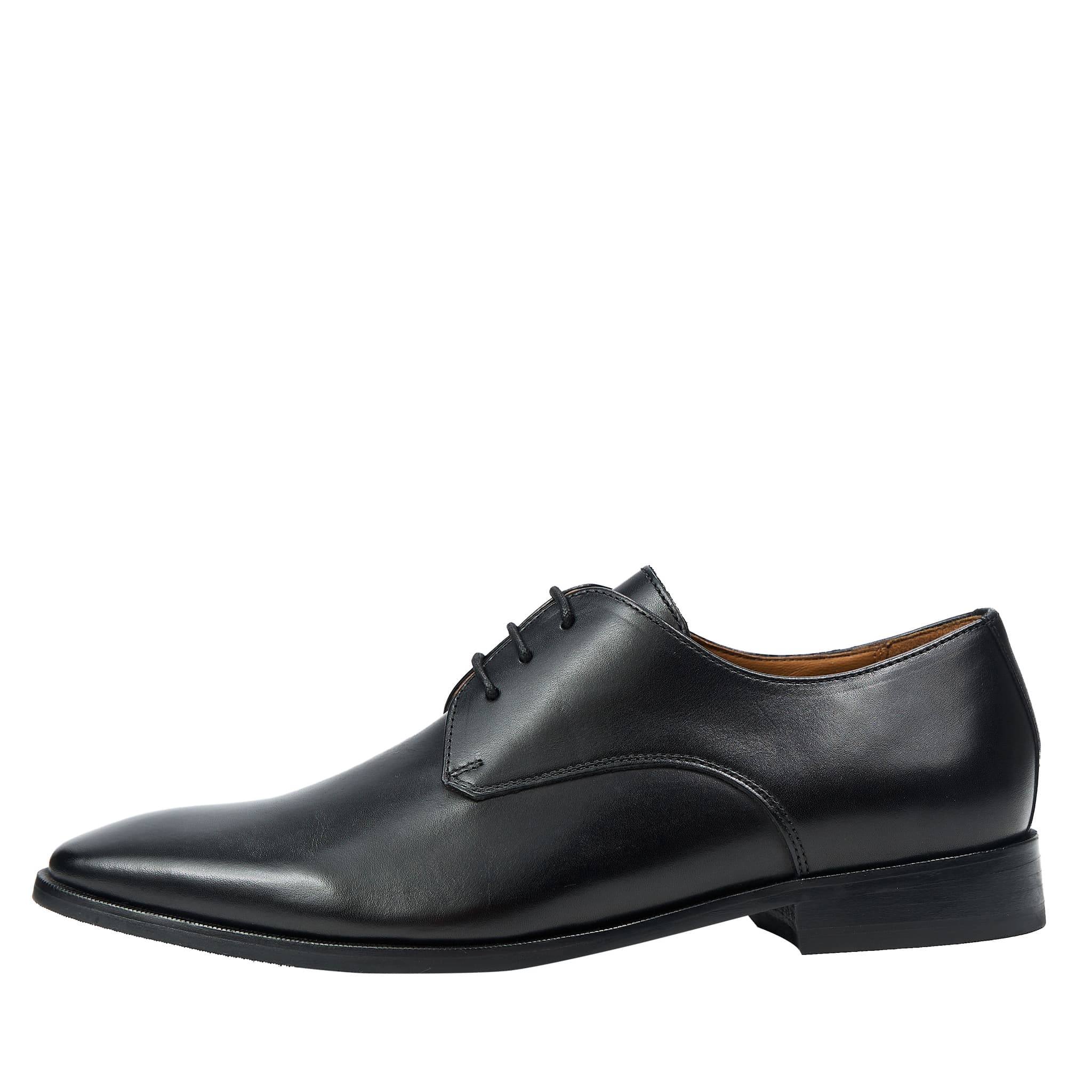 Thumbnail - Ron Black Plain Derby-Schnürschuh