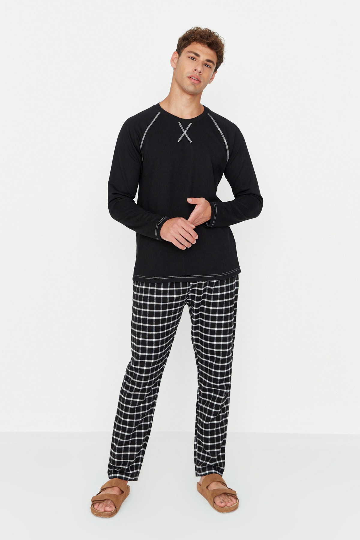 Herrar Crew Neck Pyjamas Set