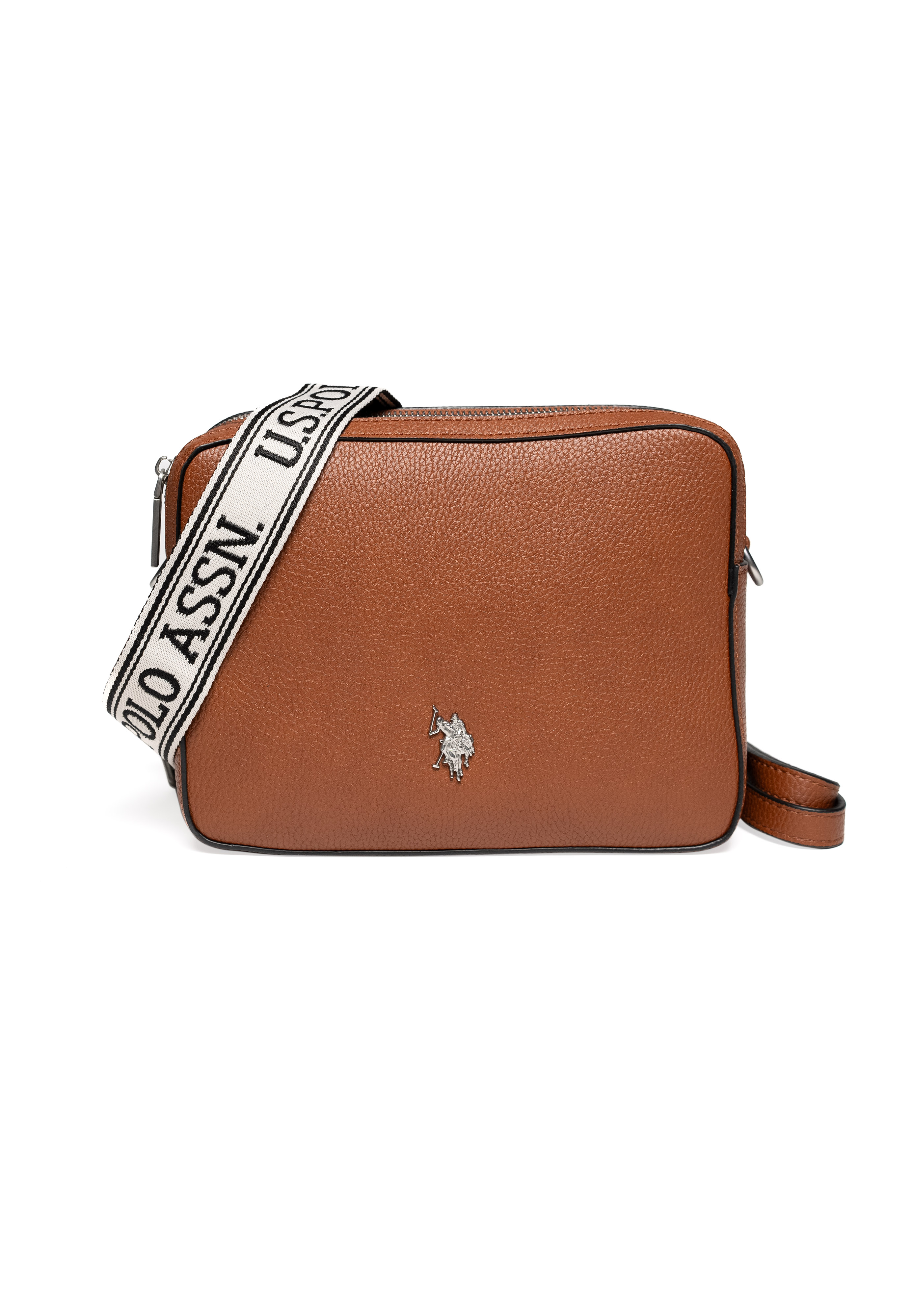 U.S. Polo Assn Nieuw herenhuis 2 Ritss. Bruin