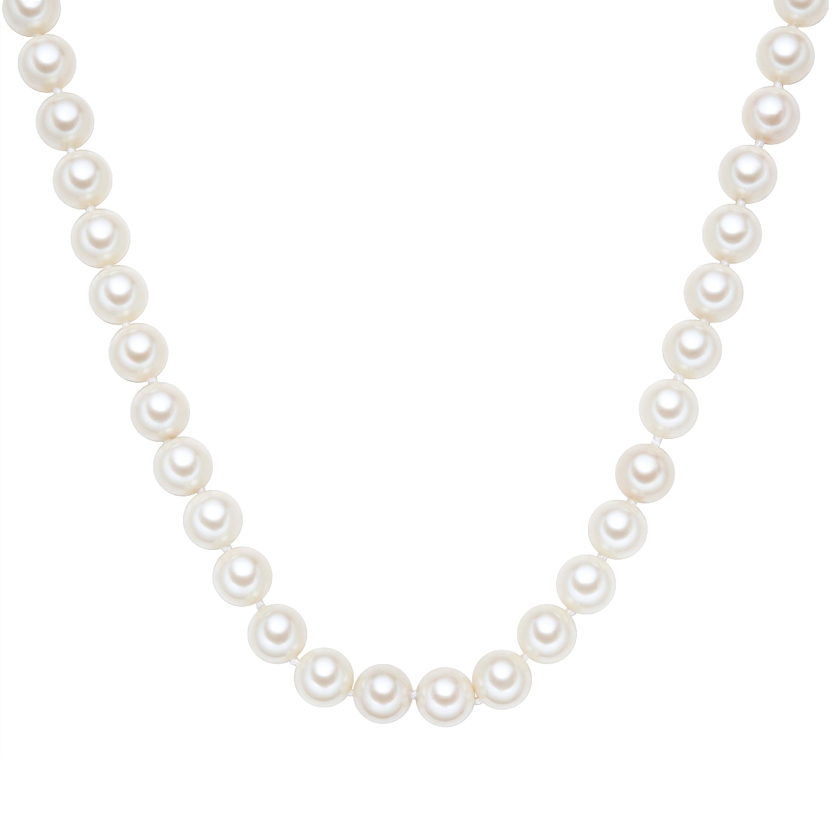 Rafaela Donata Womens Female Shell Pearl(s) Necklace - White - Size 90 Cm