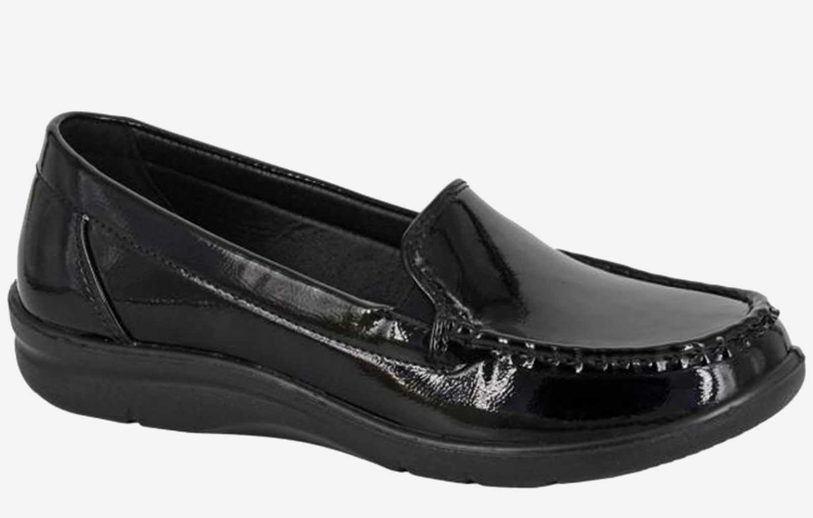 Boulevard Bordeaux Loafers Womens - Black - Size UK 7