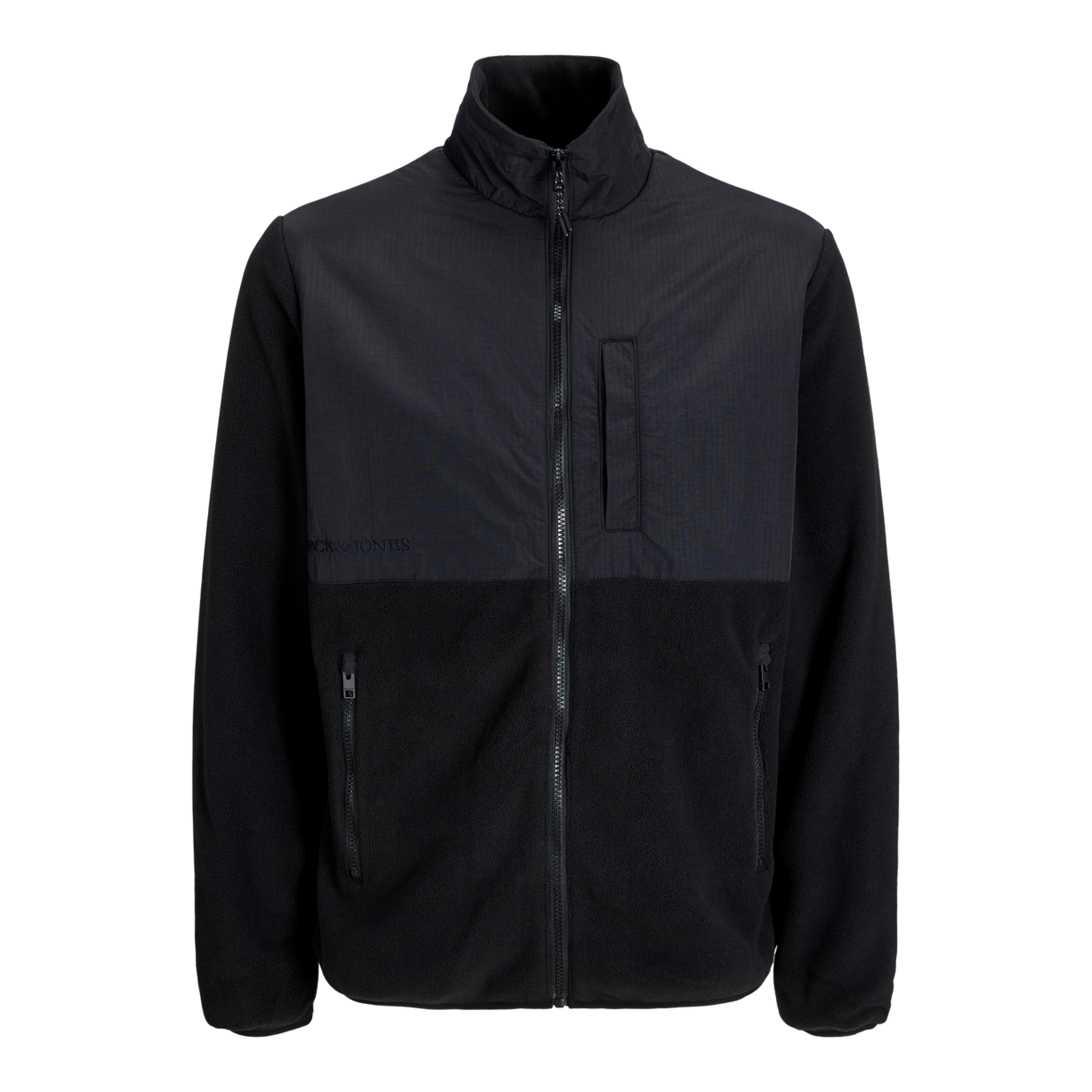 Thumbnail - Jack & Jones Marvin Fleece Jacket Schwarz