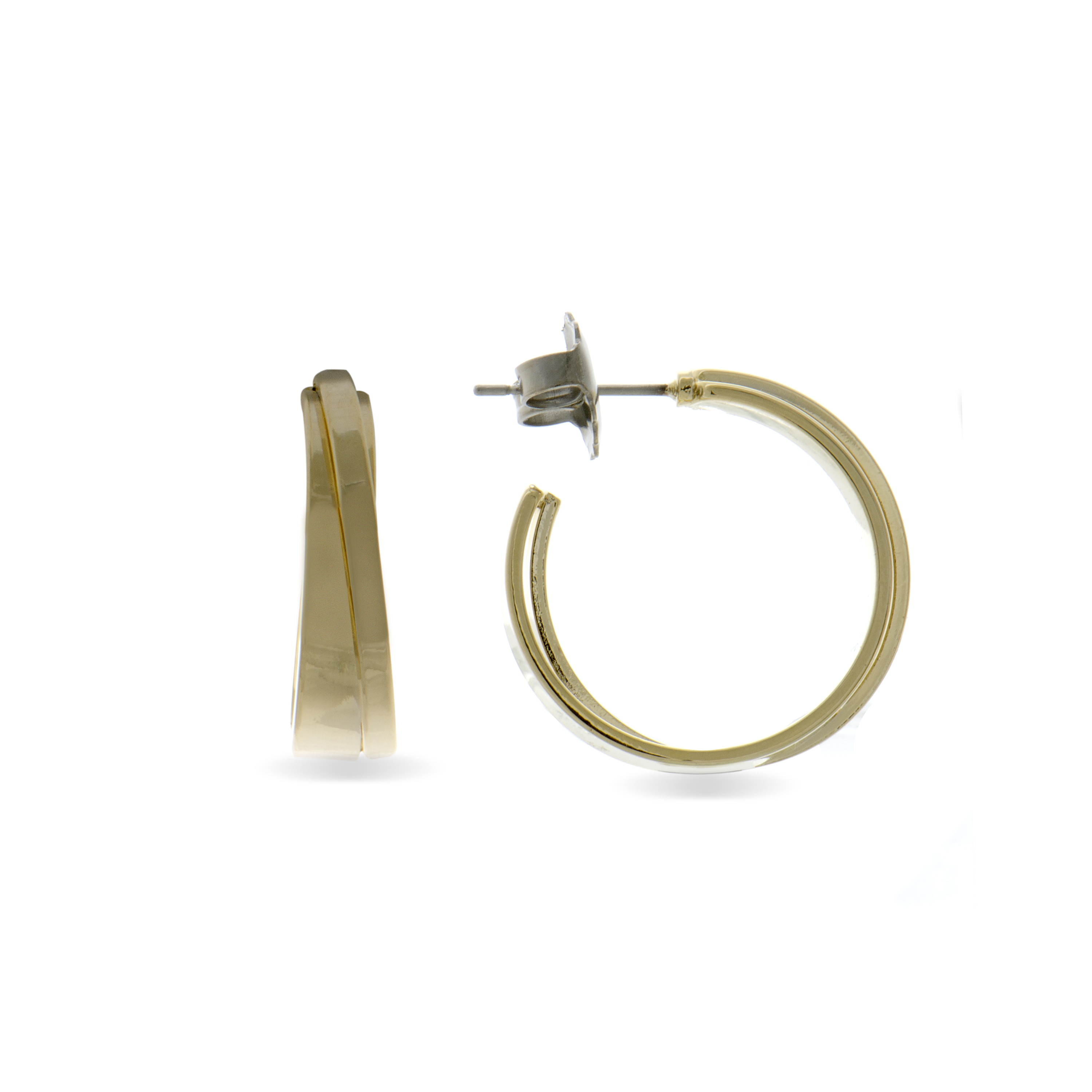 Thumbnail - Luxenter-Ohrringe aus 18 Karat Gelbgold - Huiwe