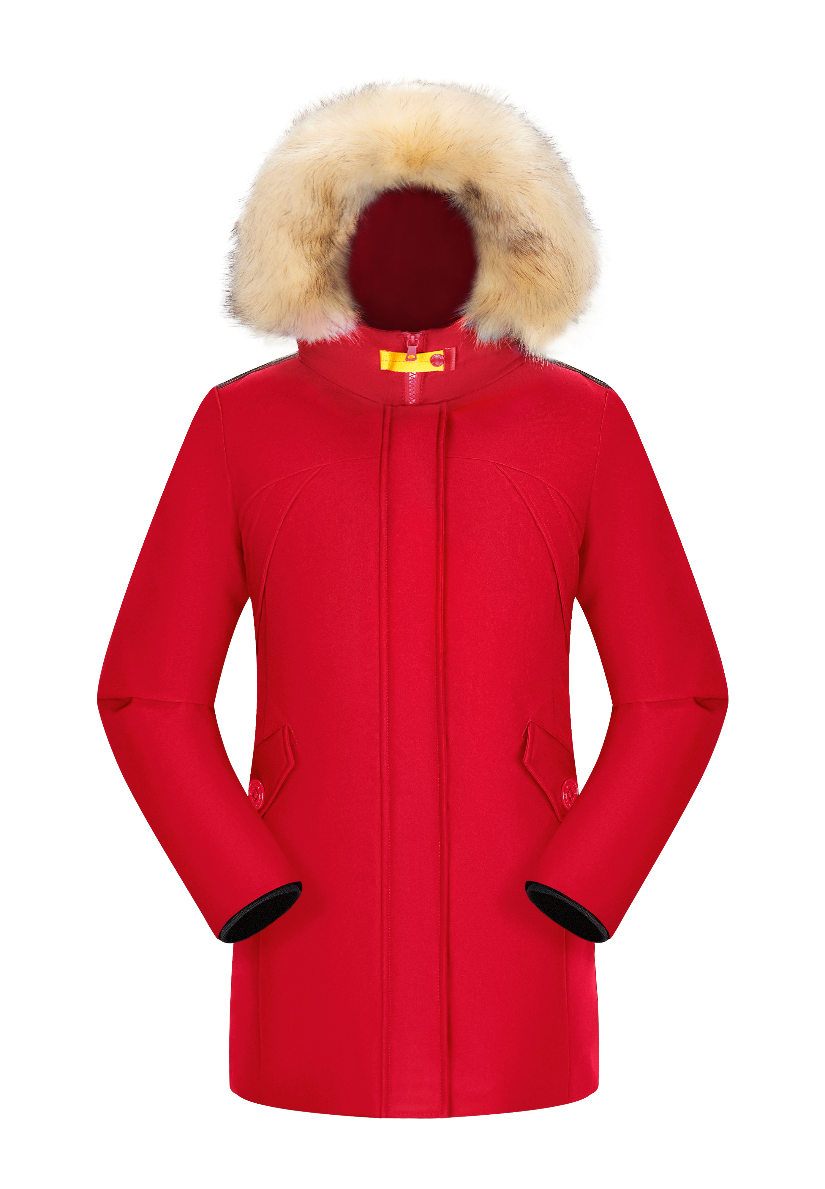 Subprime-Parka für Frauen. Der Parka besteht aus hochwertigem Polyester und hat ein warmes Innenfutter. Er ist ideal für die kalten Wintermonate. Der