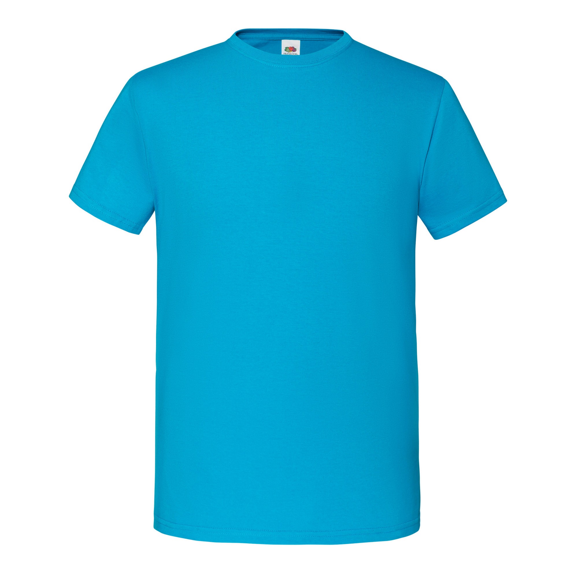Fruit of the Loom Mens Iconic Premium Ringspun Cotton T-Shirt (Azure Blue) - Size 2XL