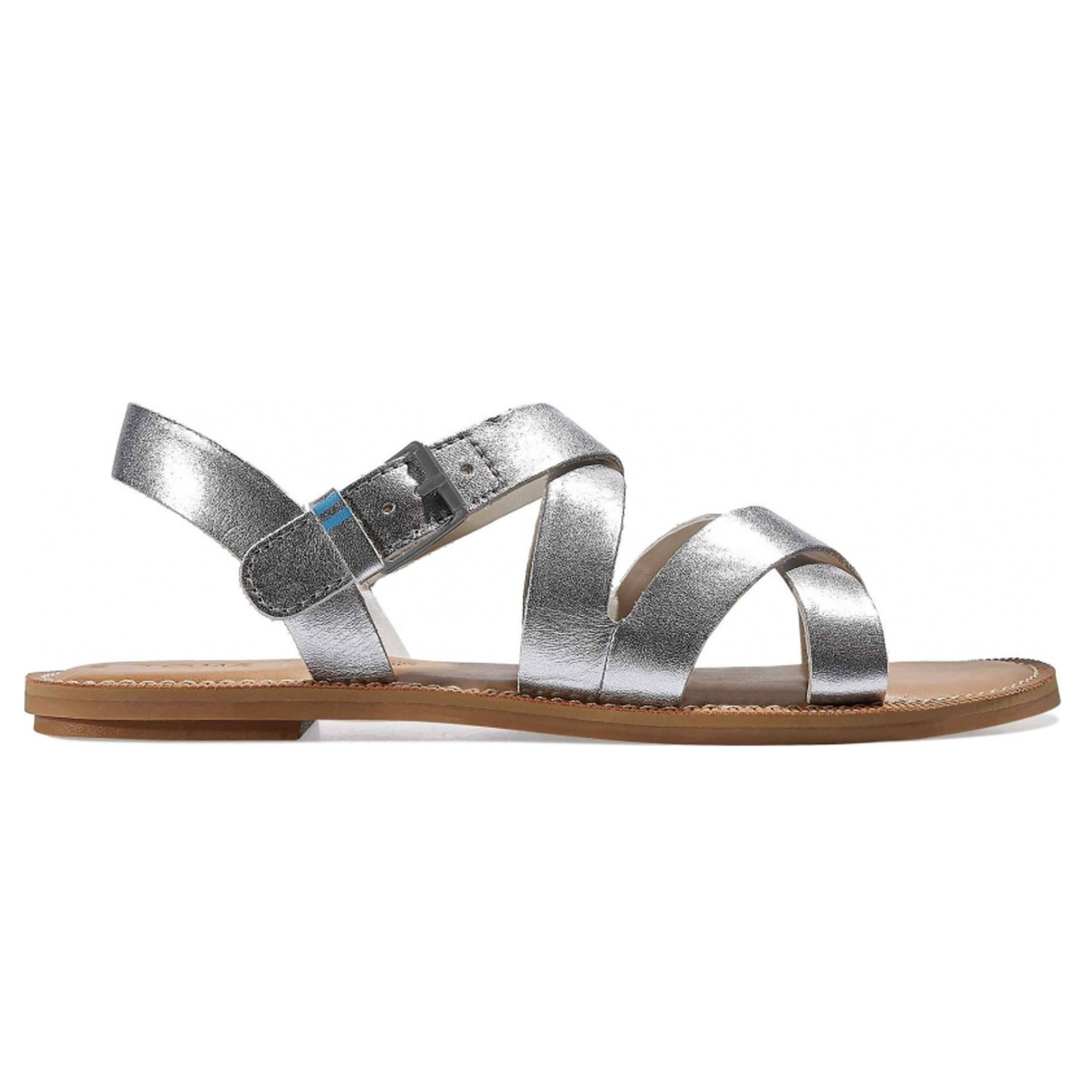 Thumbnail - Toms Sizilien Womens Silbersandalen