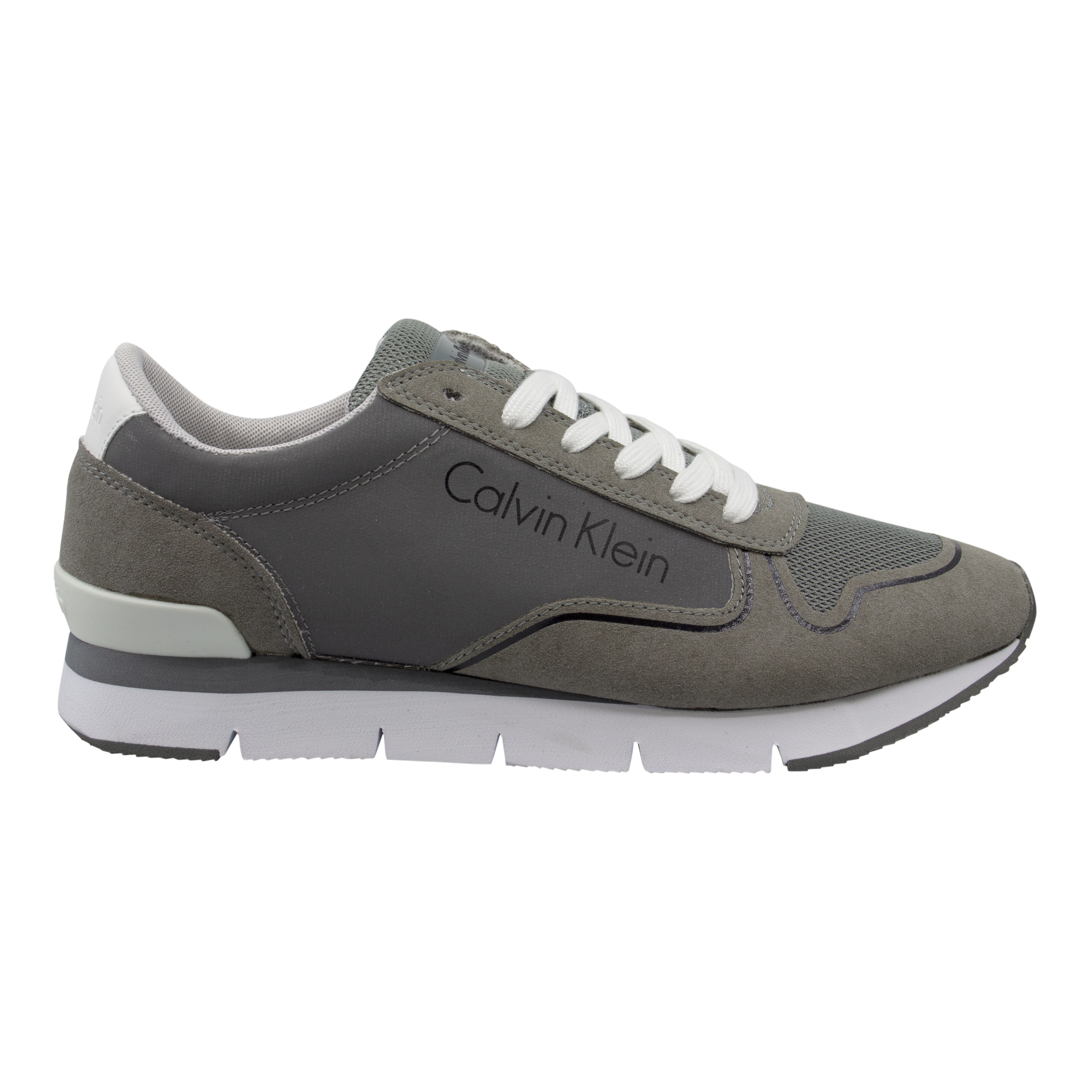 Thumbnail - Calvin Klein Jeans Tori Reflex Womens Grey Trainer