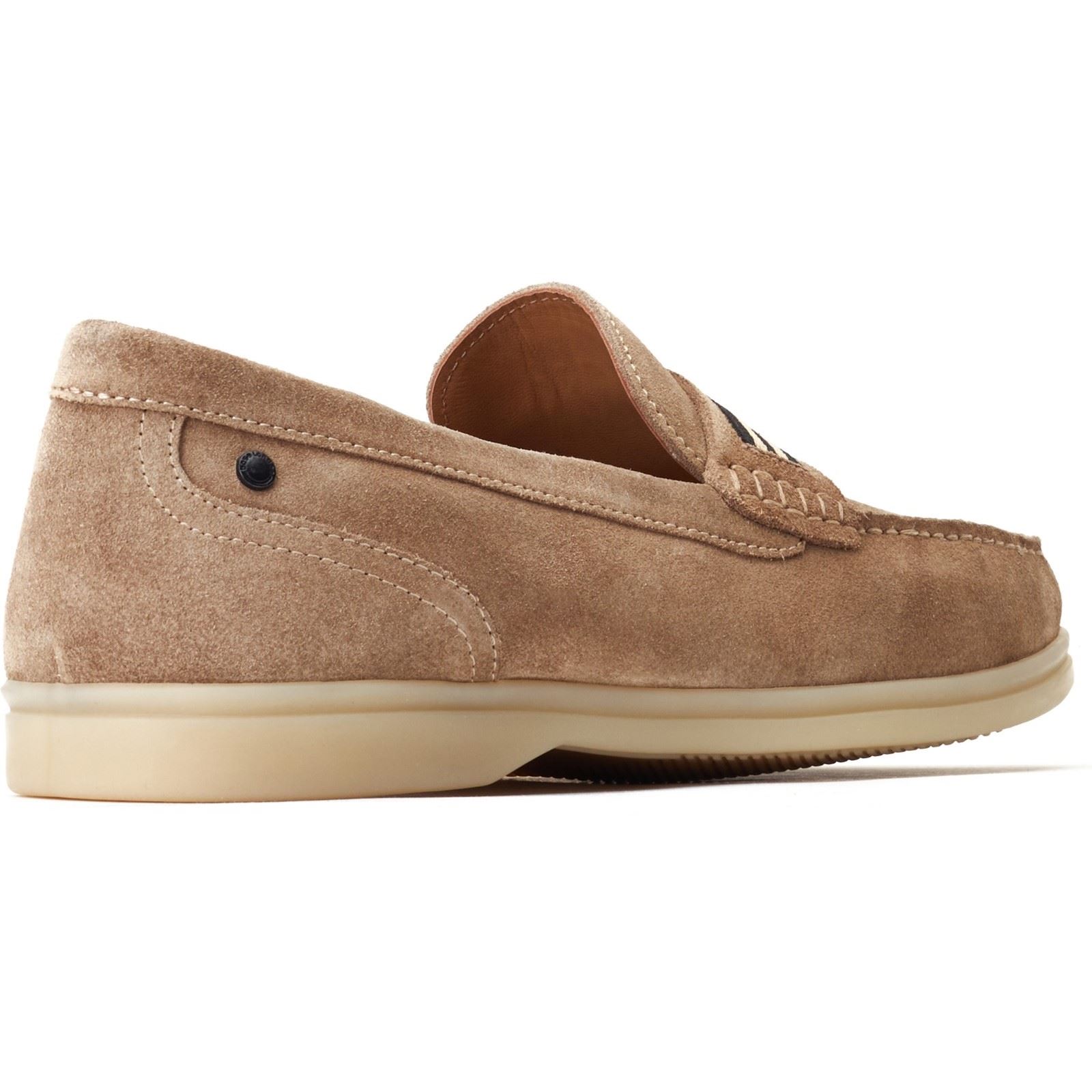 Drum Läder Sand Loafers för män 2
