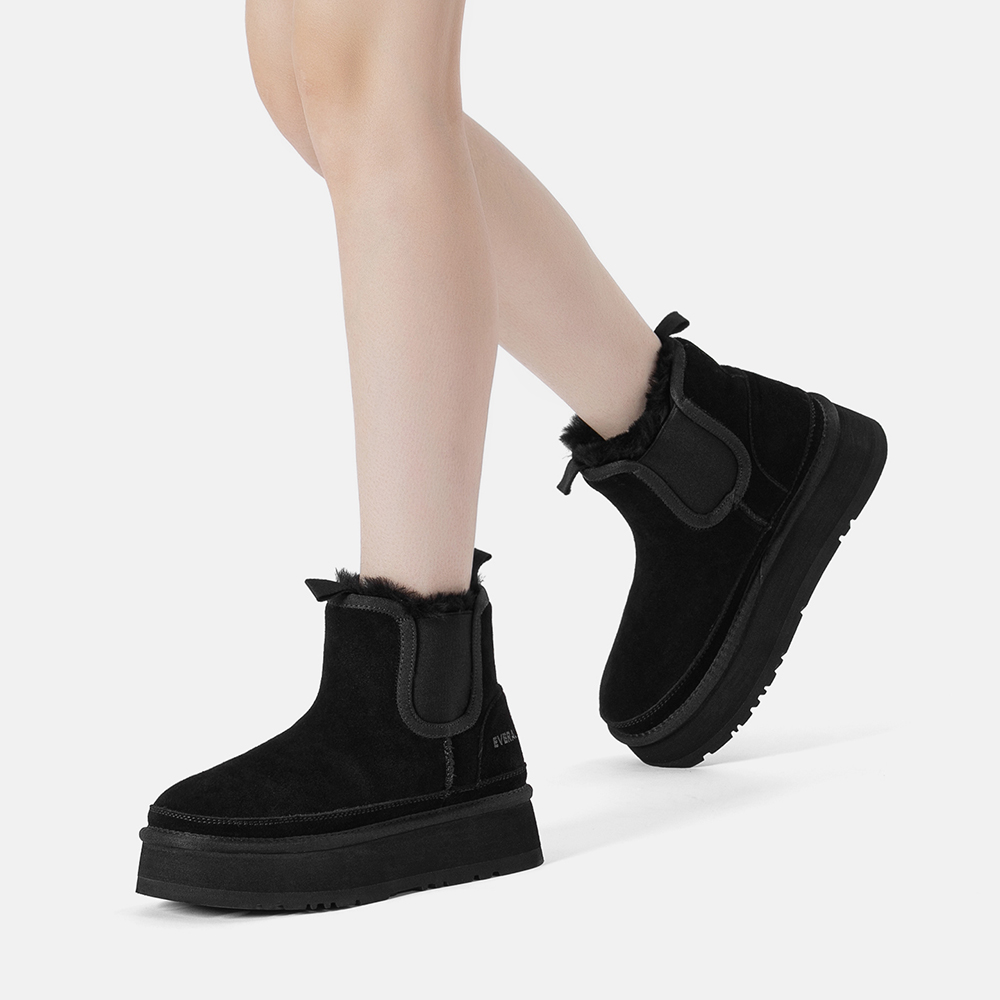 EverAU Australia EVER AU Australia Women Shoveler Leather Platform Short Chelsea Boots – bild 2