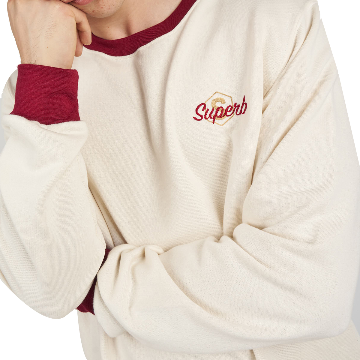Superb Sudadera Crew BeHappy Sweatshirt herr – bild 2
